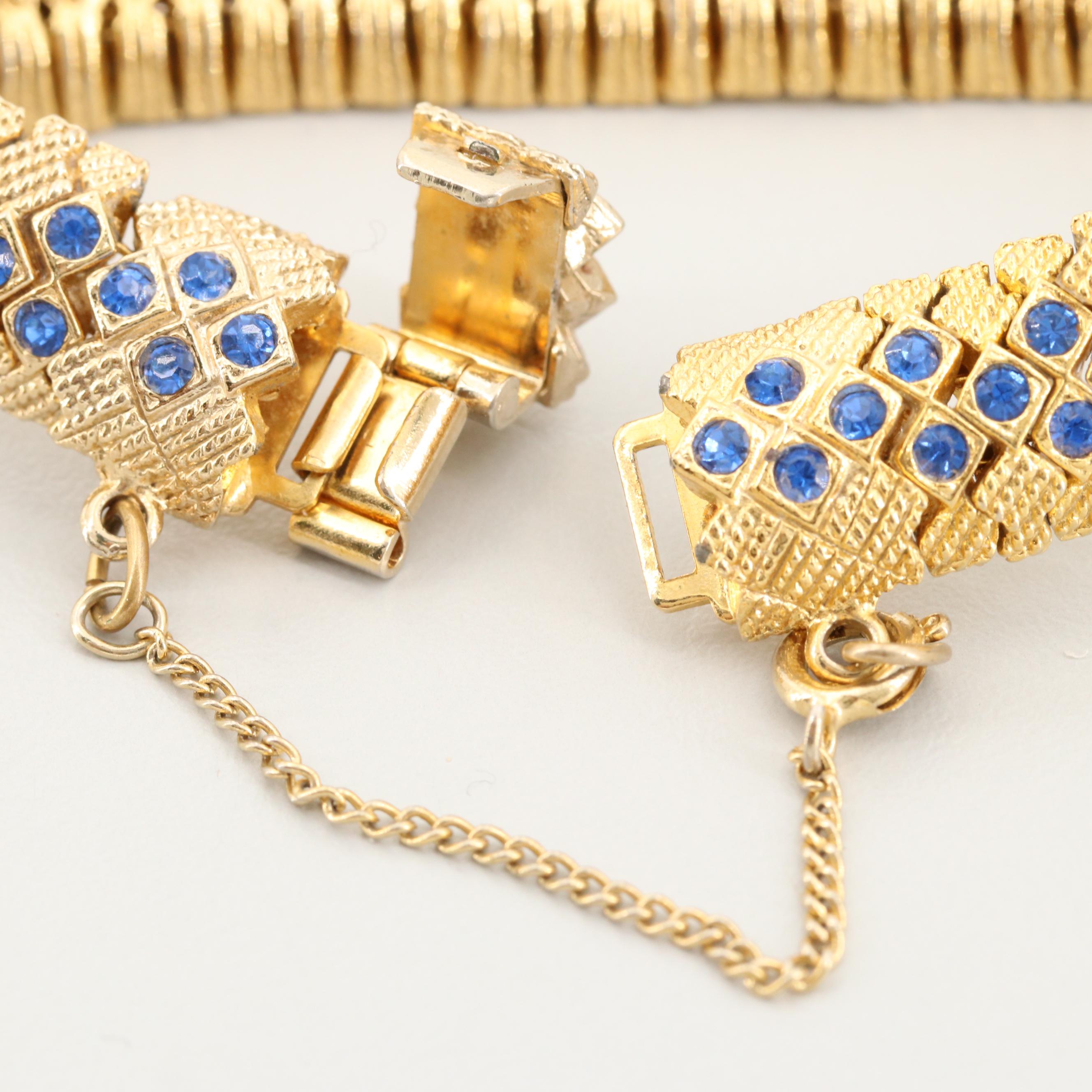 Vintage Rhinestone Bracelet