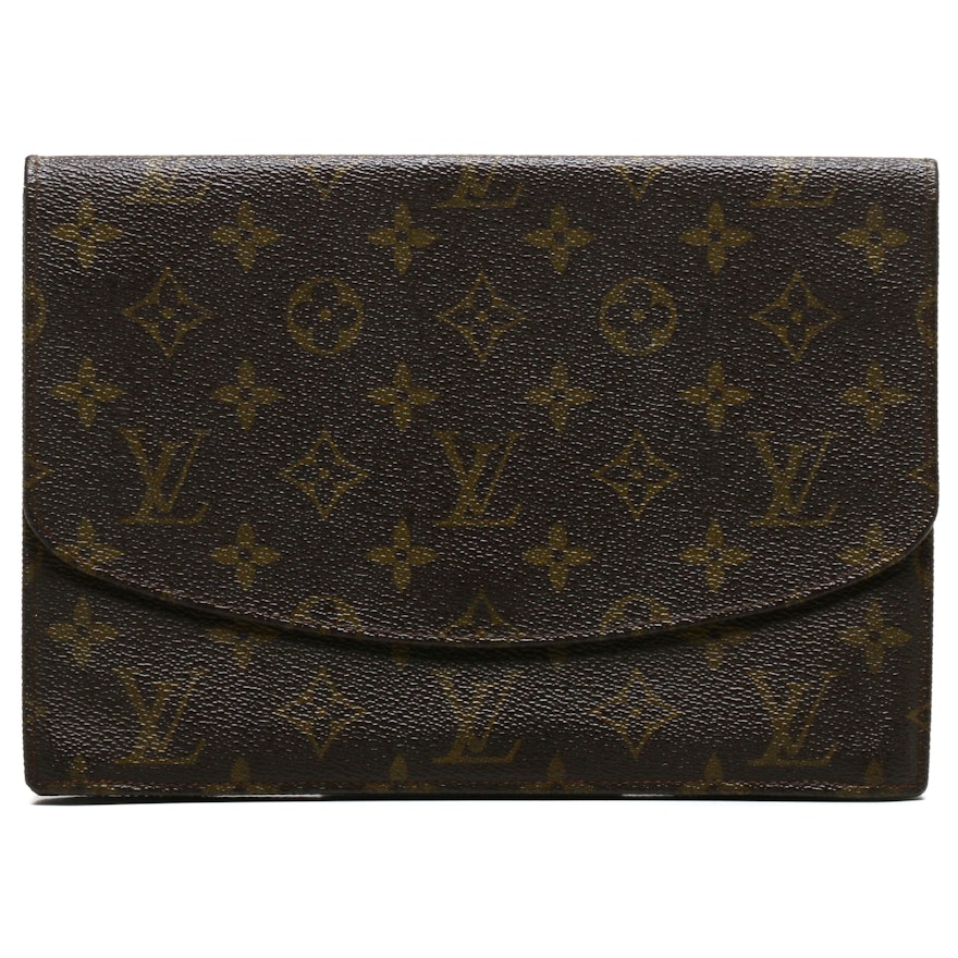 Louis Vuitton Monogram Canvas Pochette Rabat Clutch