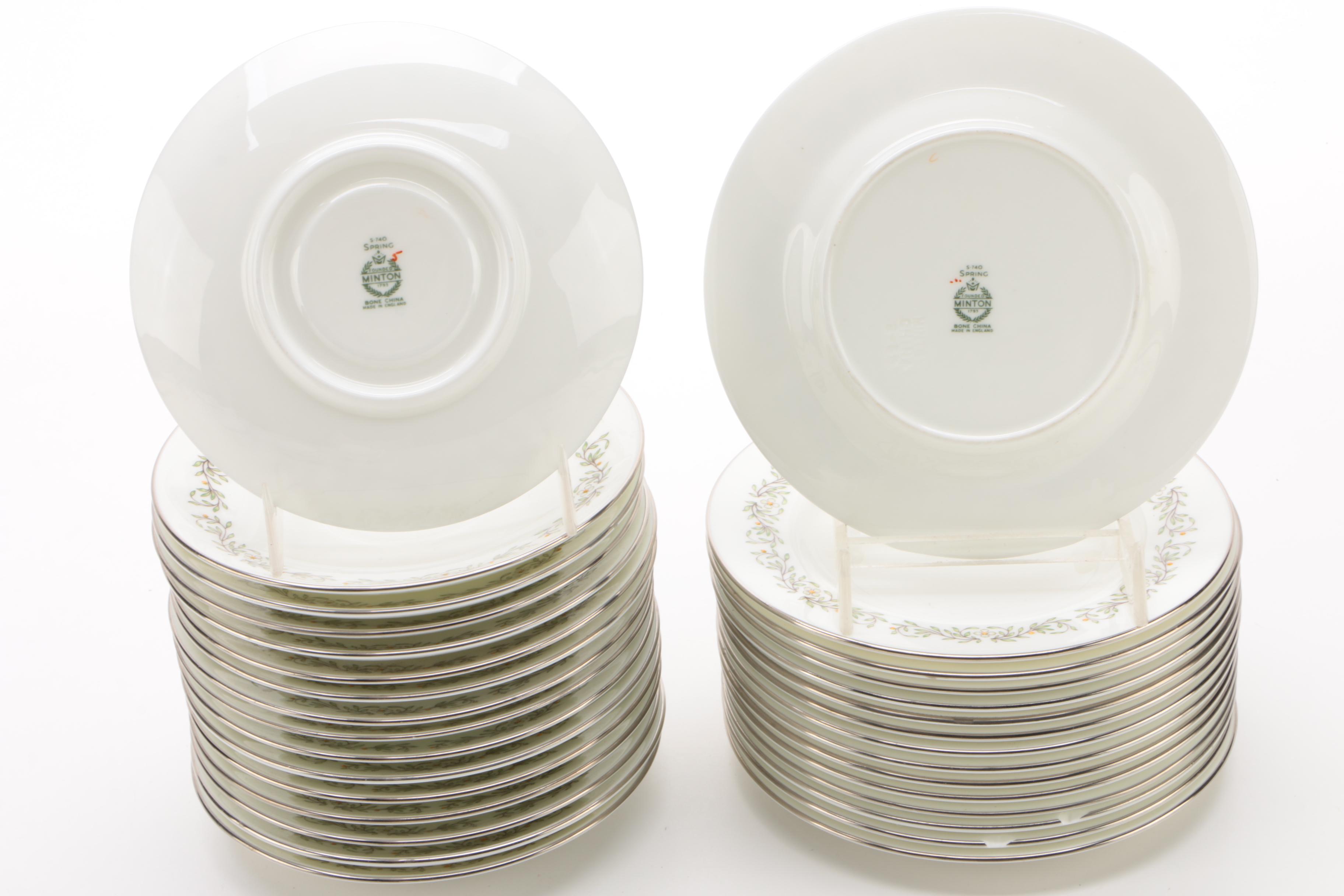 Minton "Spring" China Dinnerware, 1964 - 1975