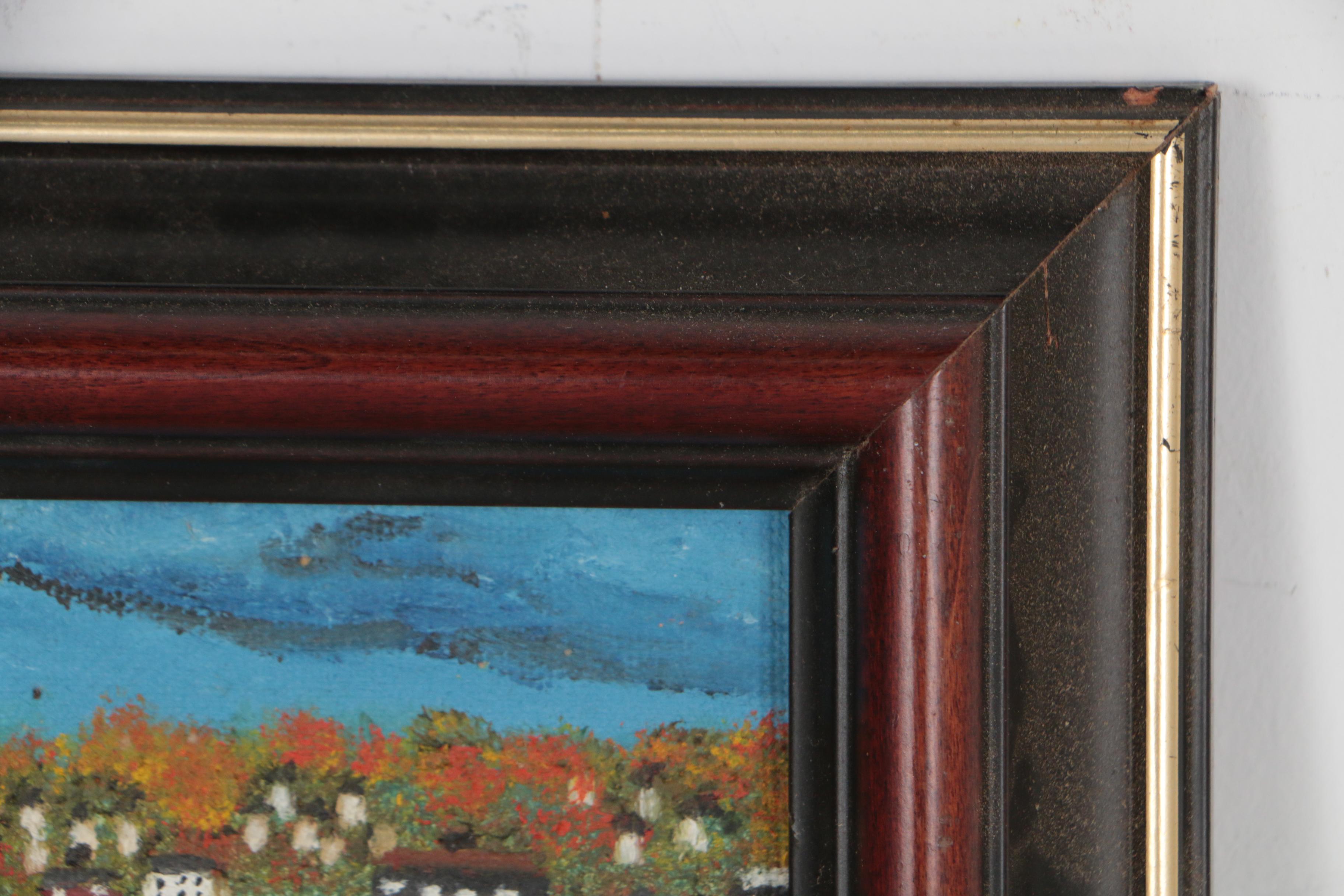 John Graves Folk Oil Painting "Autumn on the Mon"