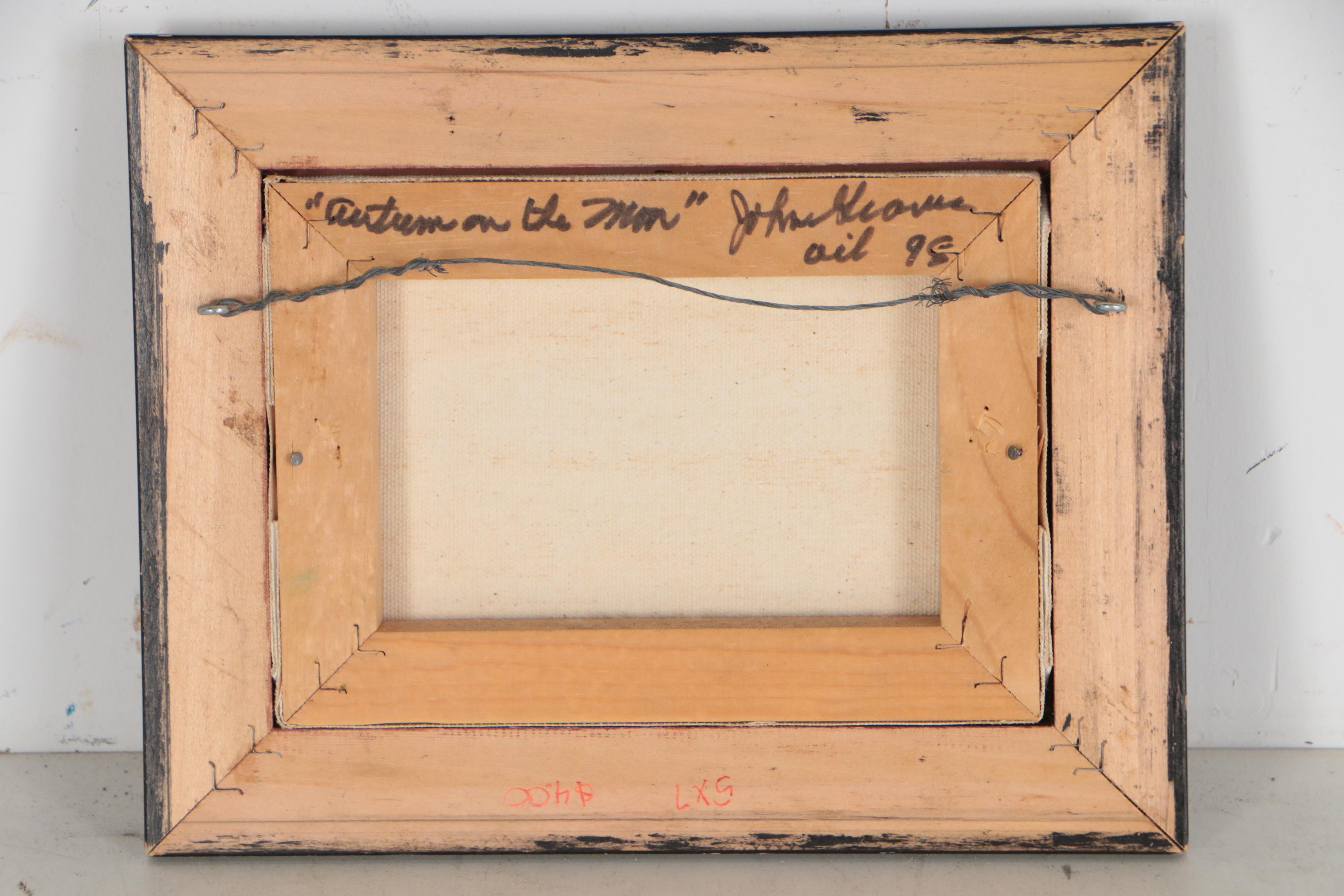 John Graves Folk Oil Painting "Autumn on the Mon"