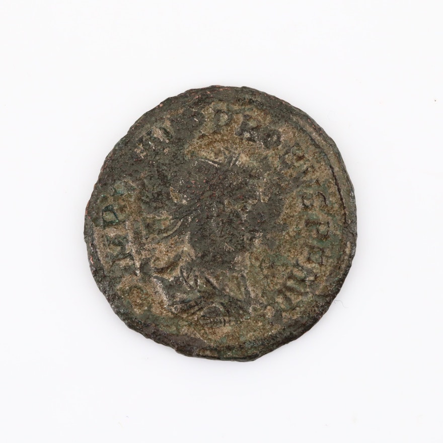 Ancient Roman Imperial AE2 Follis of Probus, ca. 280 A.D.