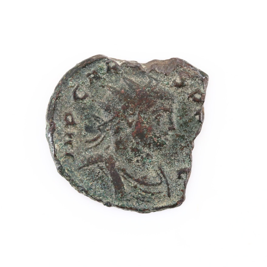 Ancient Roman Imperial AE2 Bronze Coin of Gallienus, ca. 253 A.D.