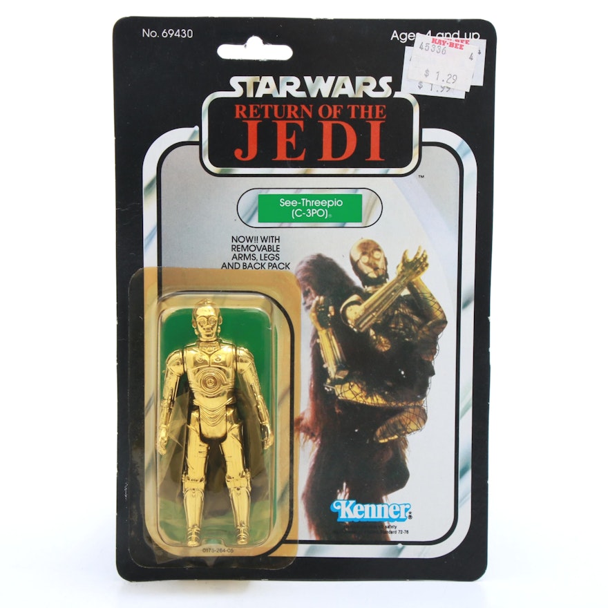 1983 "Star Wars: Return of the Jedi" C-3PO Action Figure