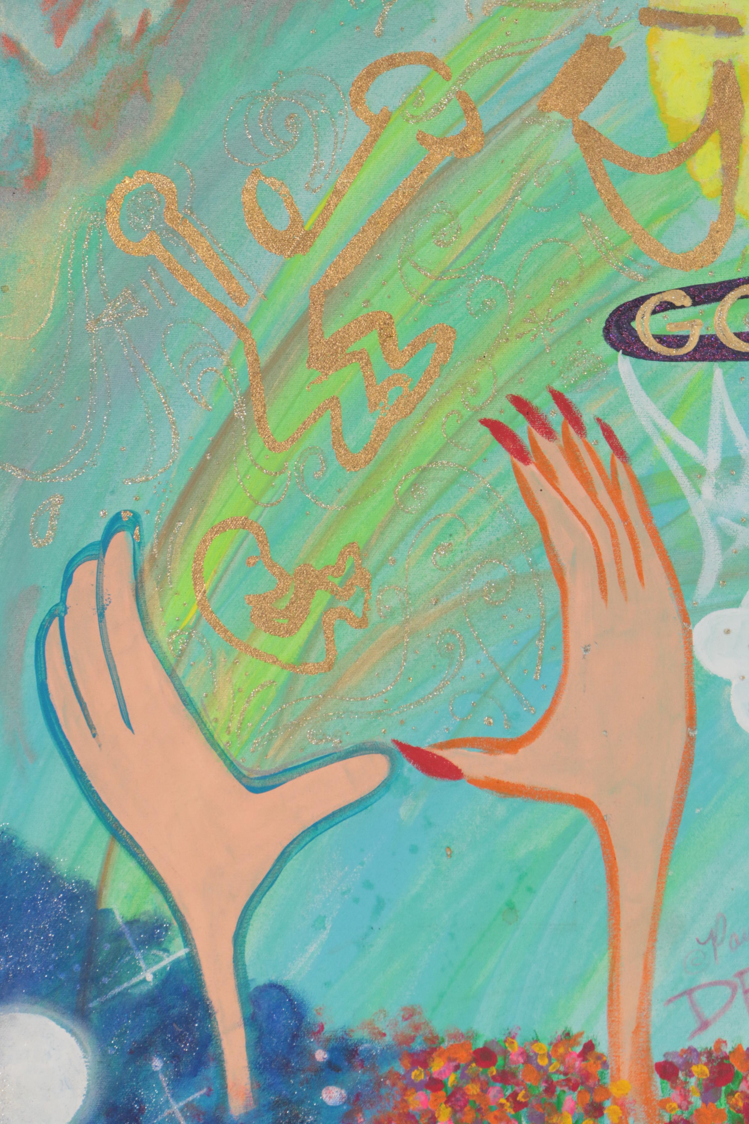 Paul Deo Acrylic Painting, 1992