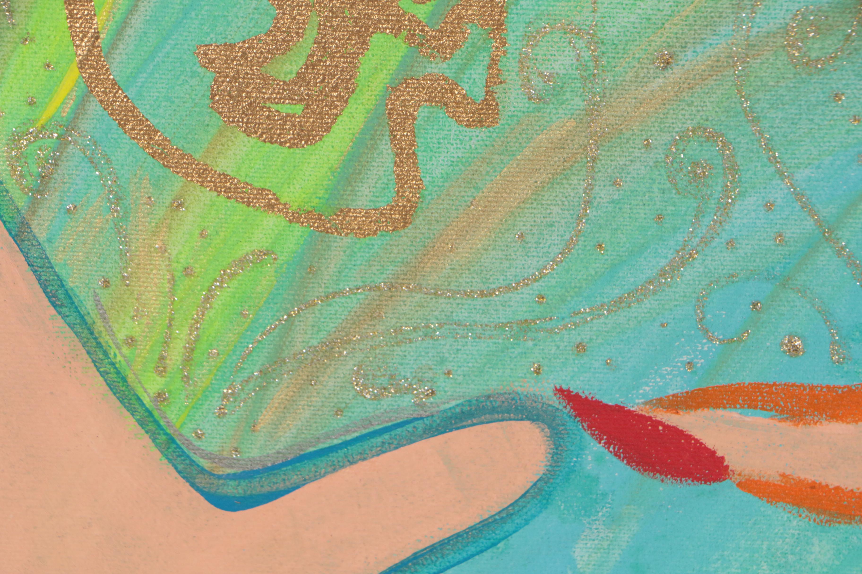 Paul Deo Acrylic Painting, 1992