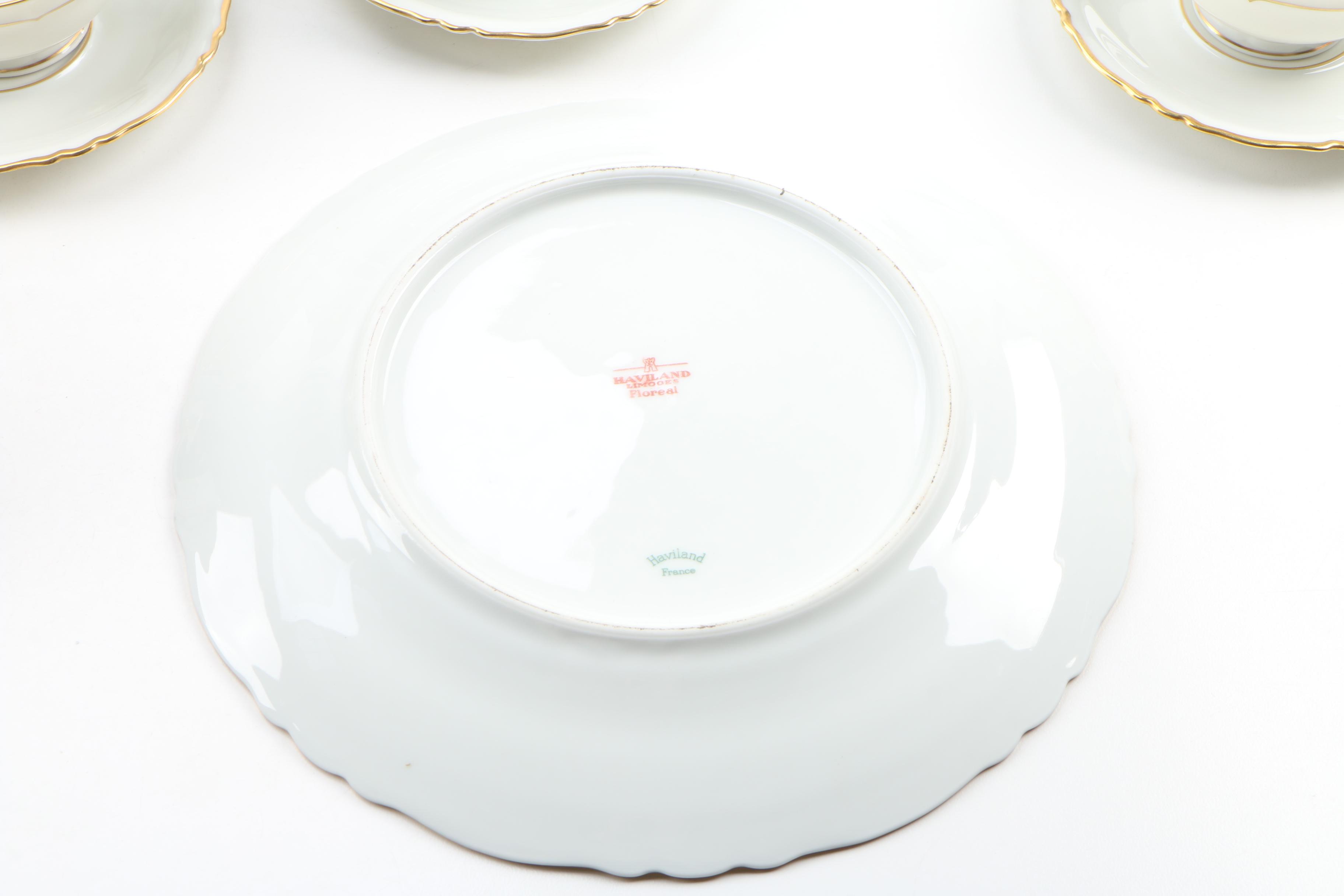 Haviland "Floréal" China Dinnerware, Vintage