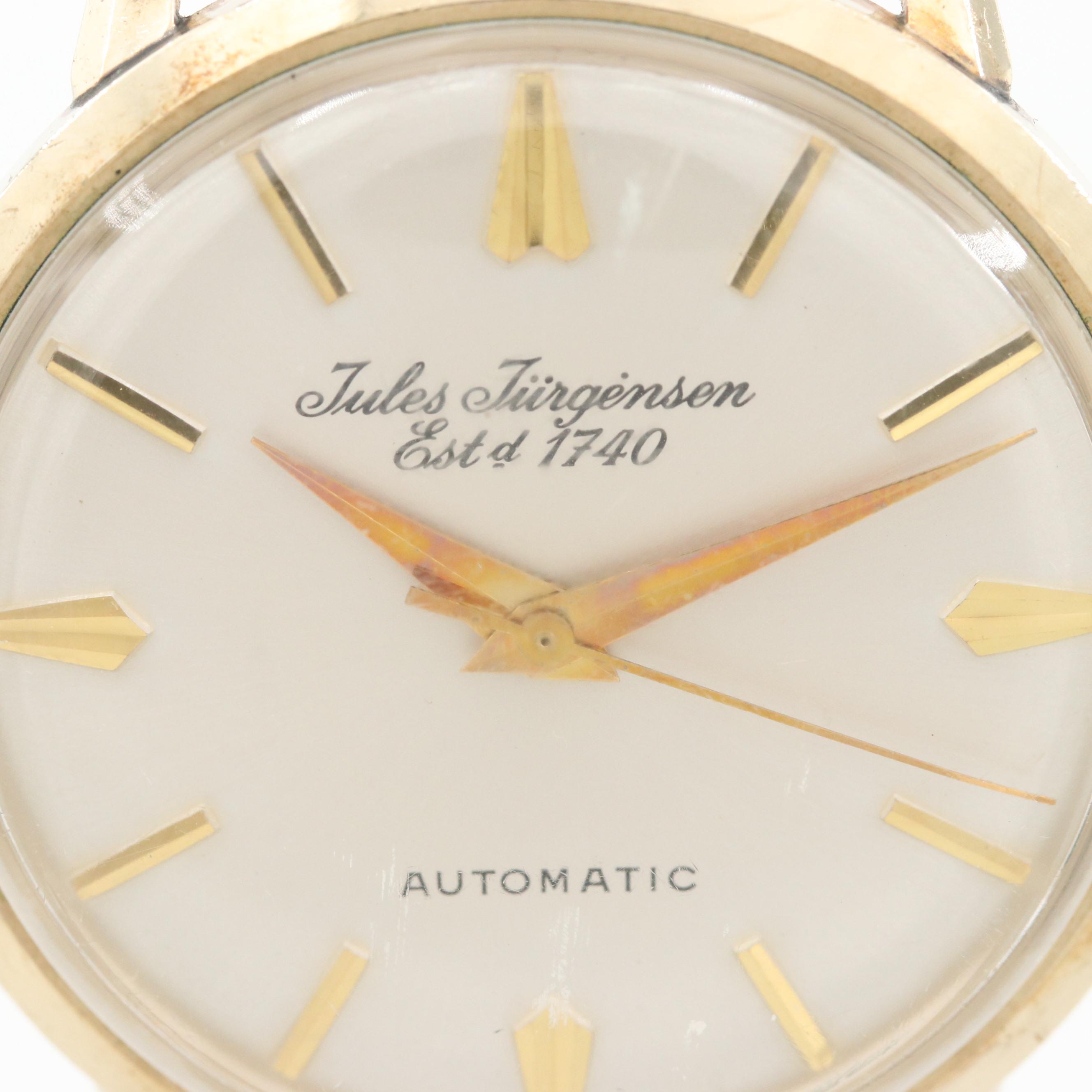 Vintage Jules Jurgensen 10K Gold Filled Automatic Watch