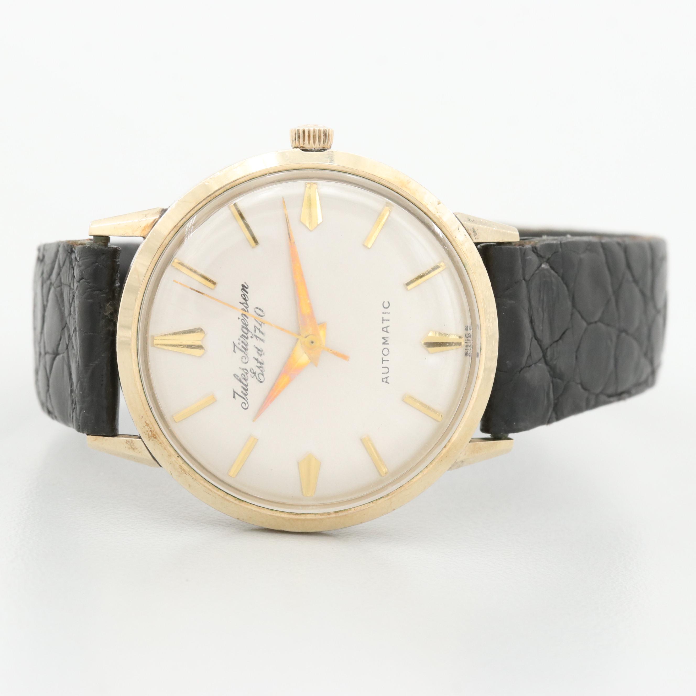 Vintage Jules Jurgensen 10K Gold Filled Automatic Watch