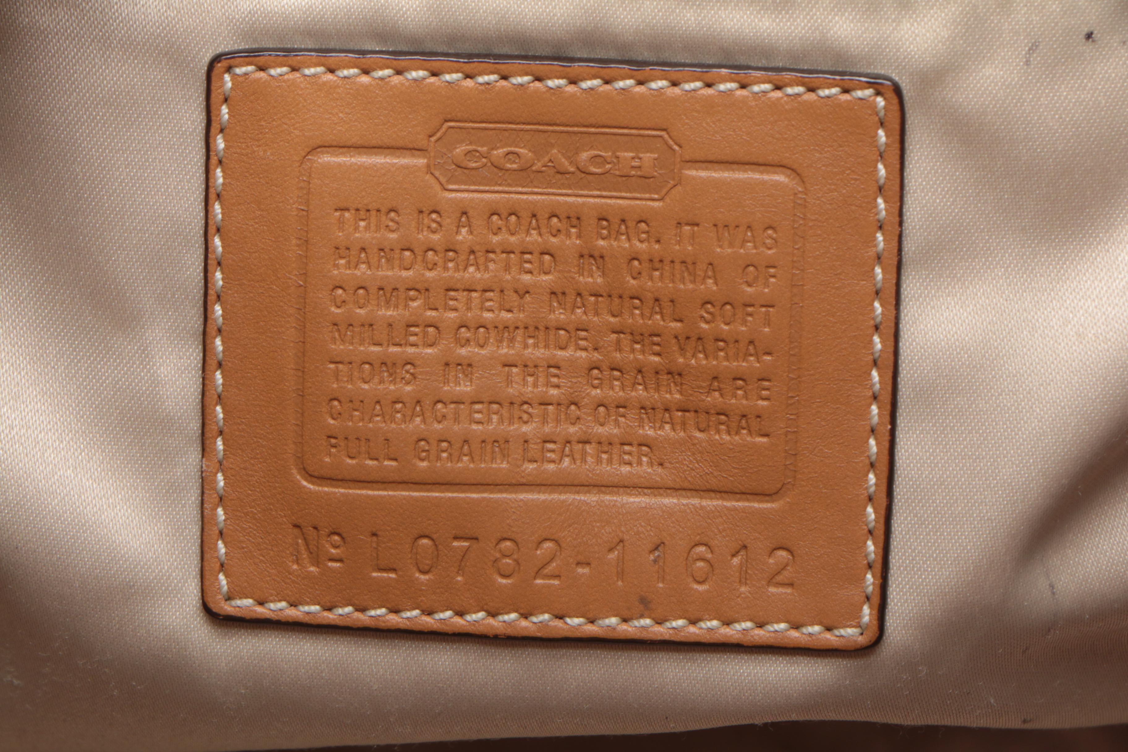 Tory Burch Black Leather Reva Flap Clutch and Coach Pebbled Leather Hobo Bag