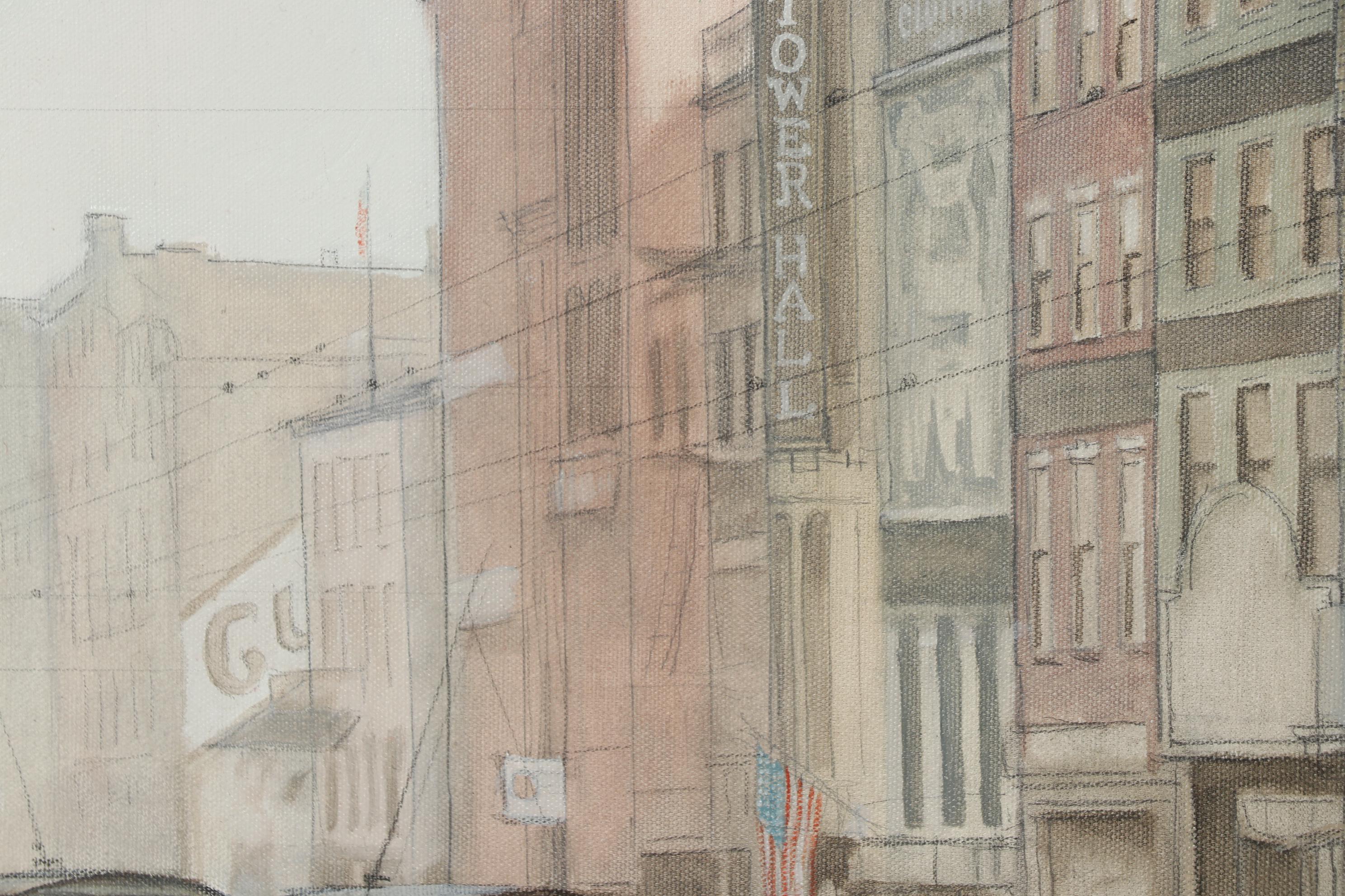 Paul MacWilliams Oil Painting of Market Street in Philadelphia