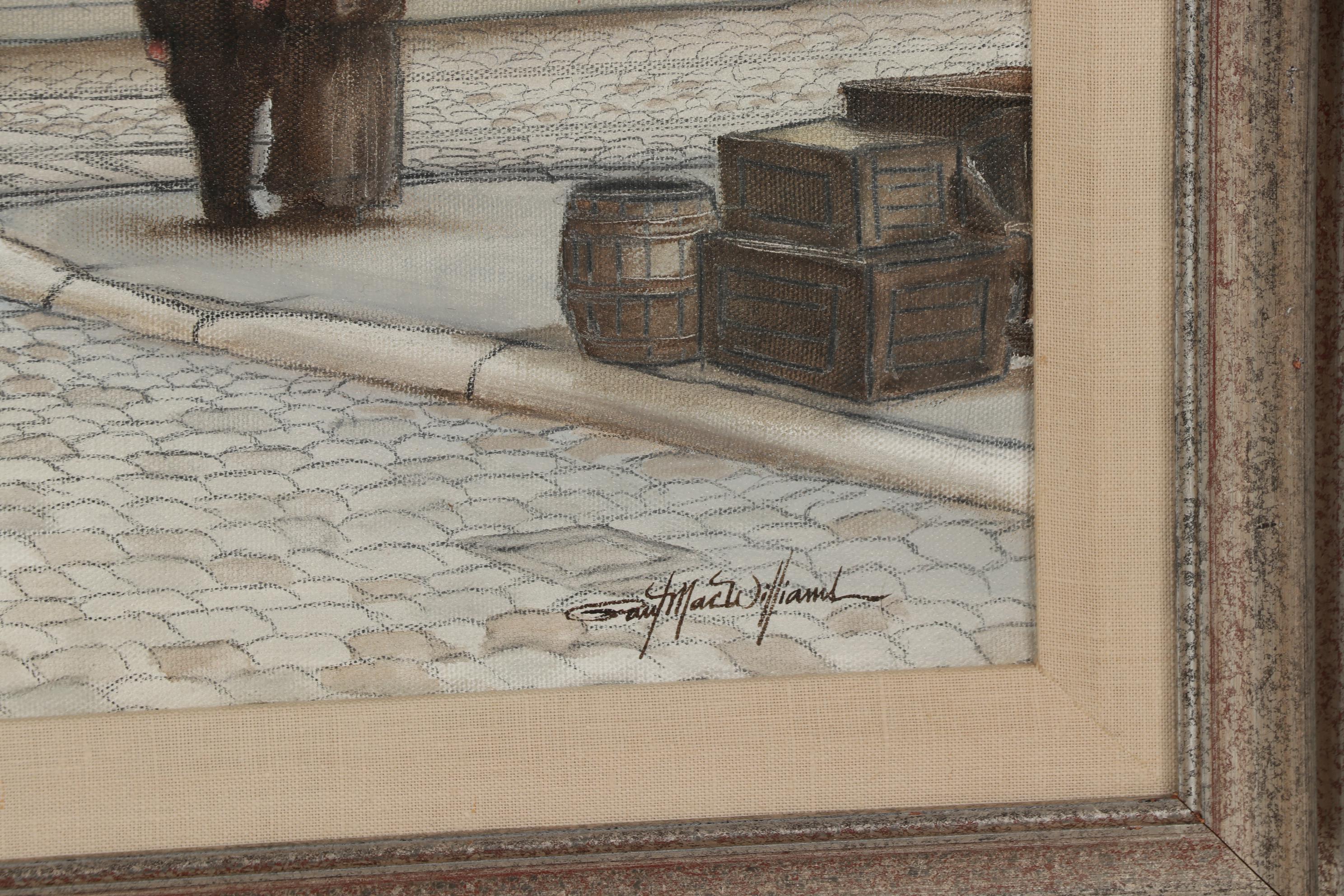 Paul MacWilliams Oil Painting of Market Street in Philadelphia