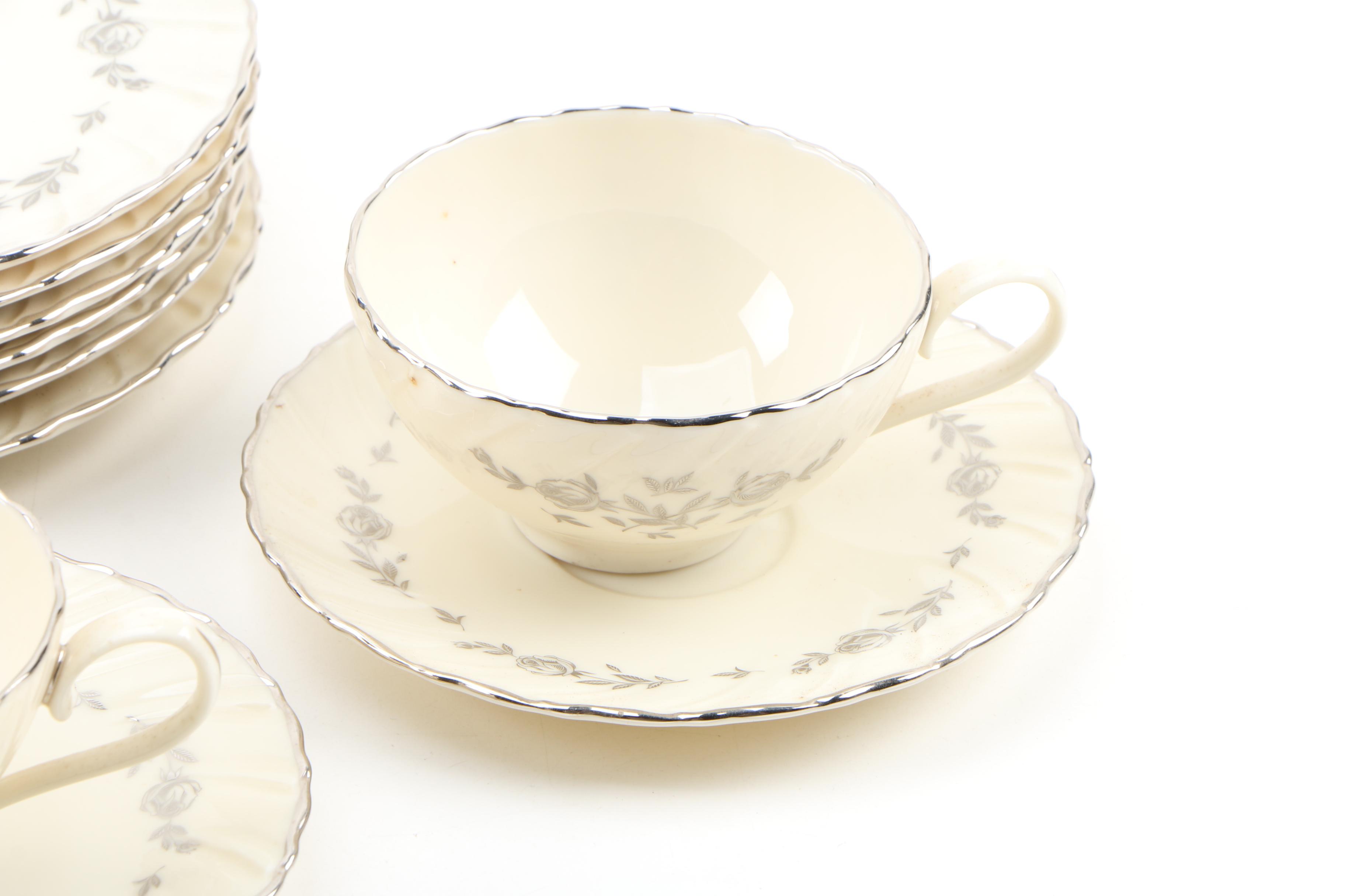 Lenox "Rosemont" China Dinnerware for Five, 1964 - 1977