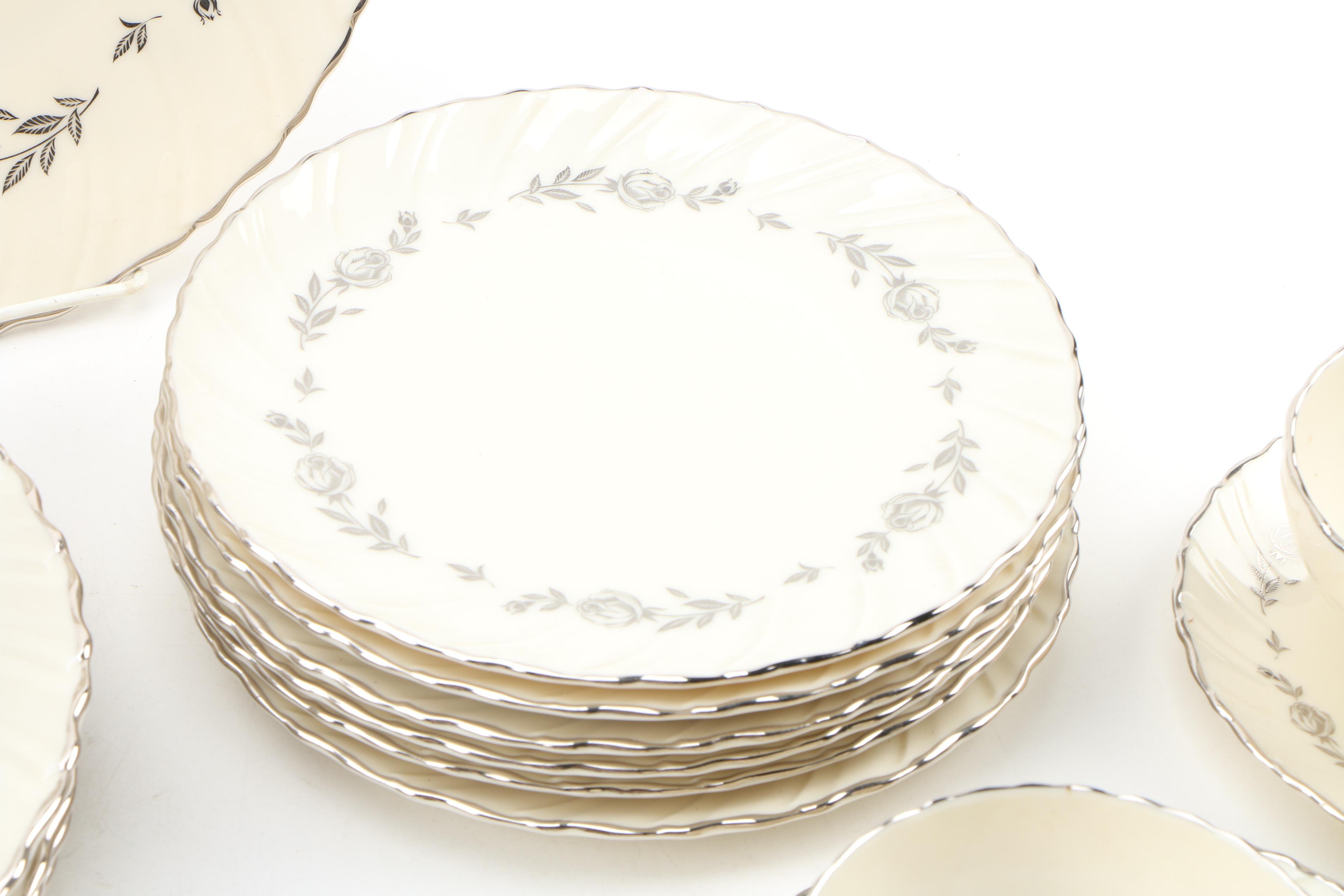 Lenox "Rosemont" China Dinnerware for Five, 1964 - 1977