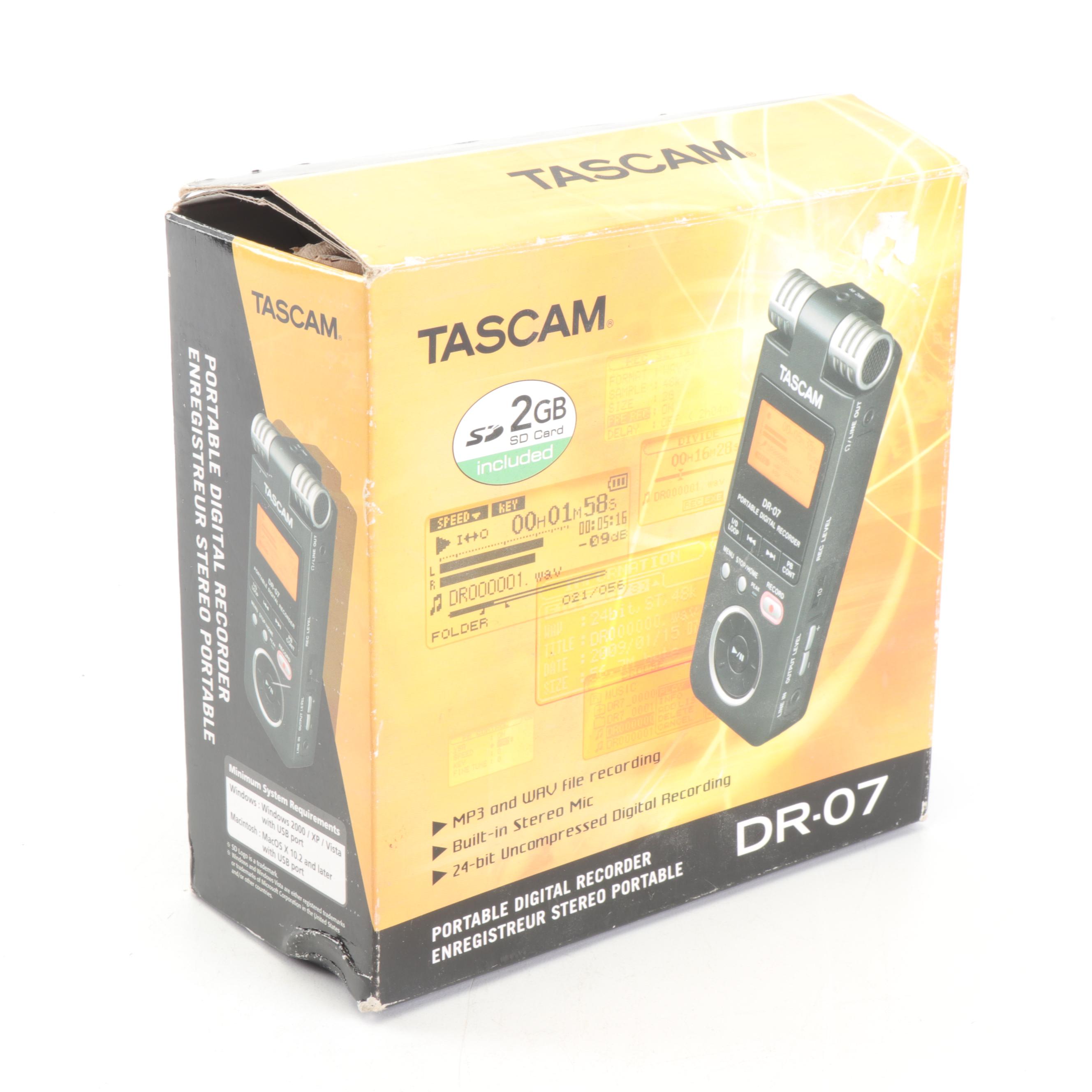 Tascam DR-07 Portable Digital Recorder