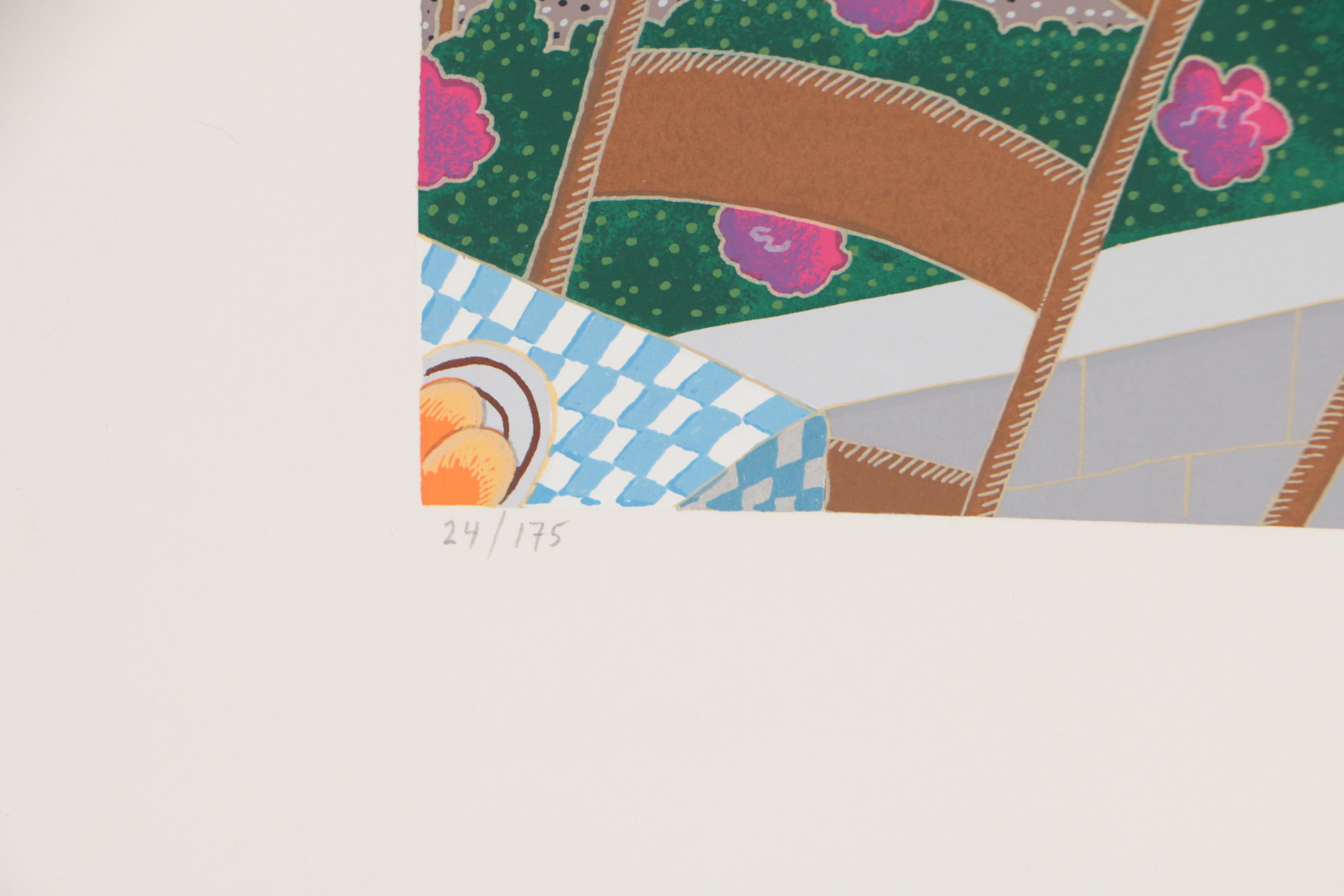 Thomas McKnight Serigraph Portfolio "Mykonos"