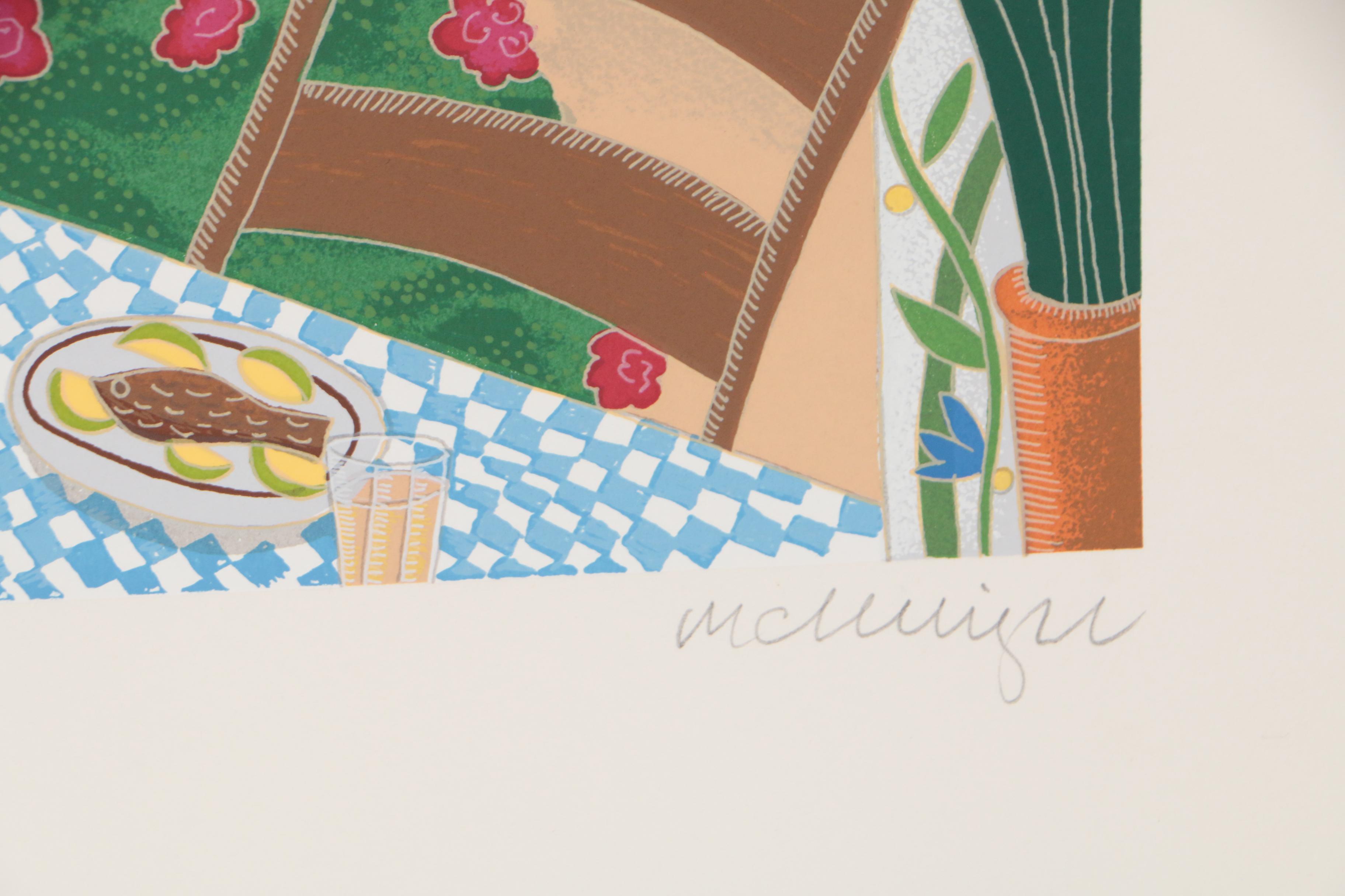 Thomas McKnight Serigraph Portfolio "Mykonos"