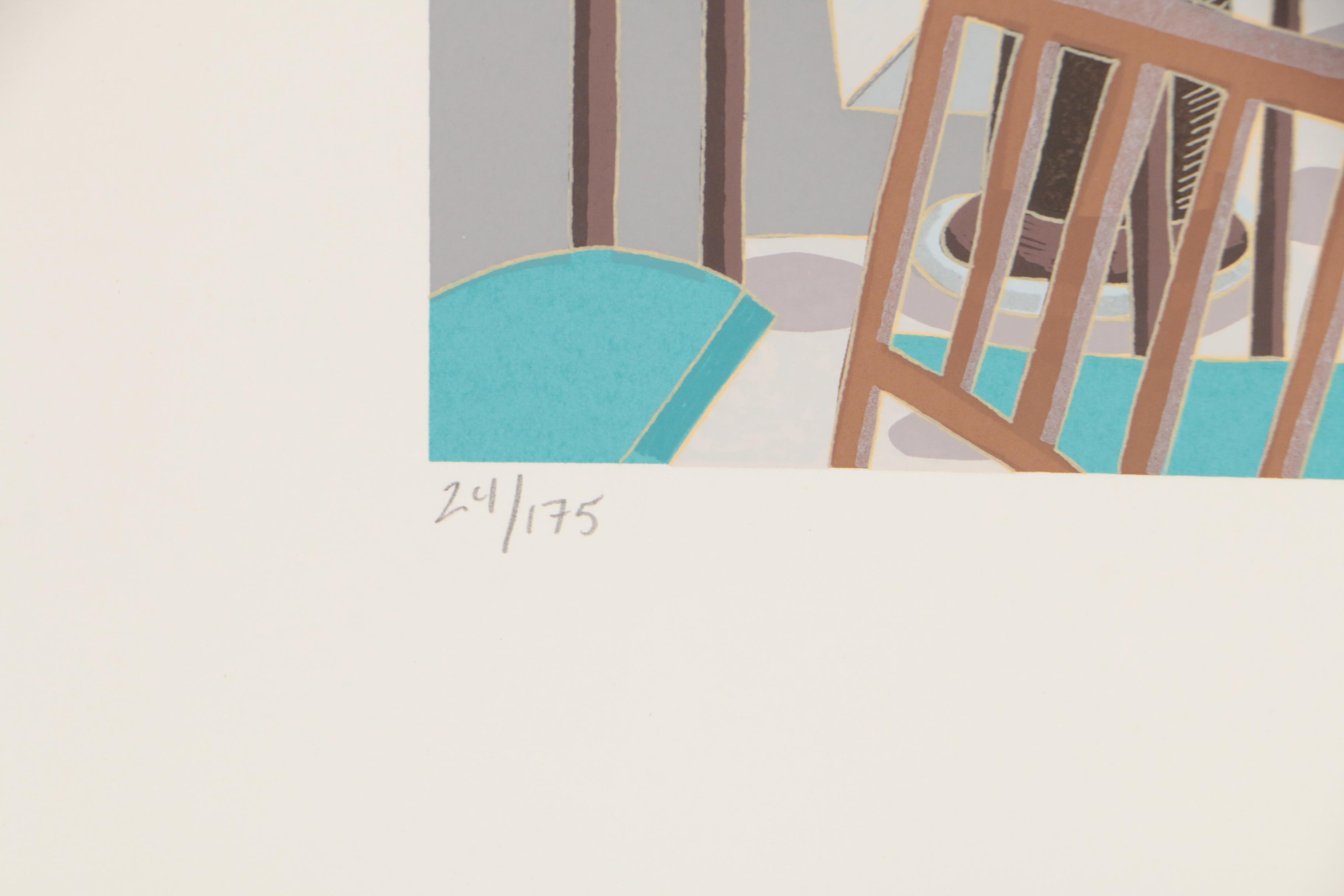 Thomas McKnight Serigraph Portfolio "Mykonos"