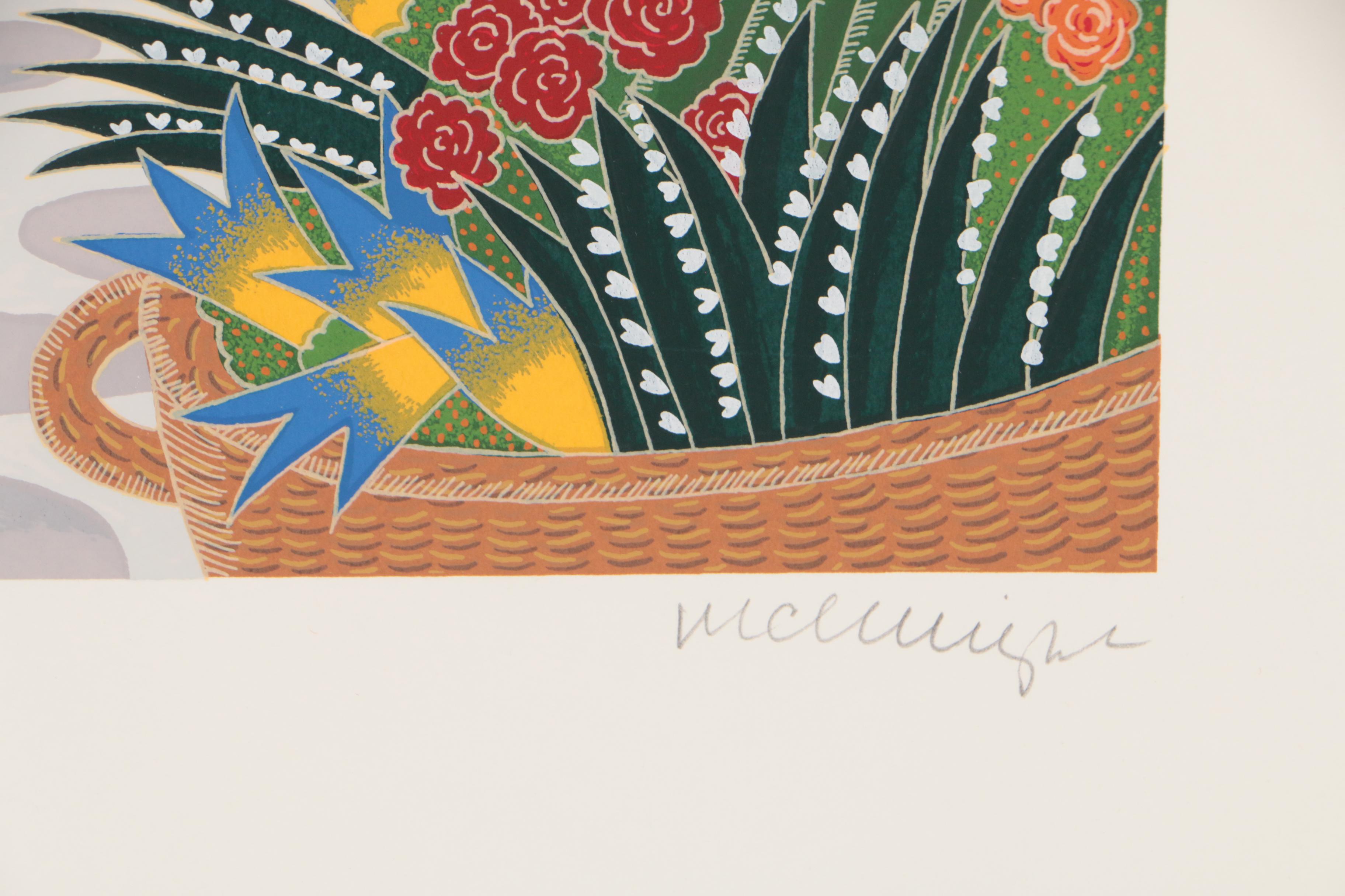 Thomas McKnight Serigraph Portfolio "Mykonos"