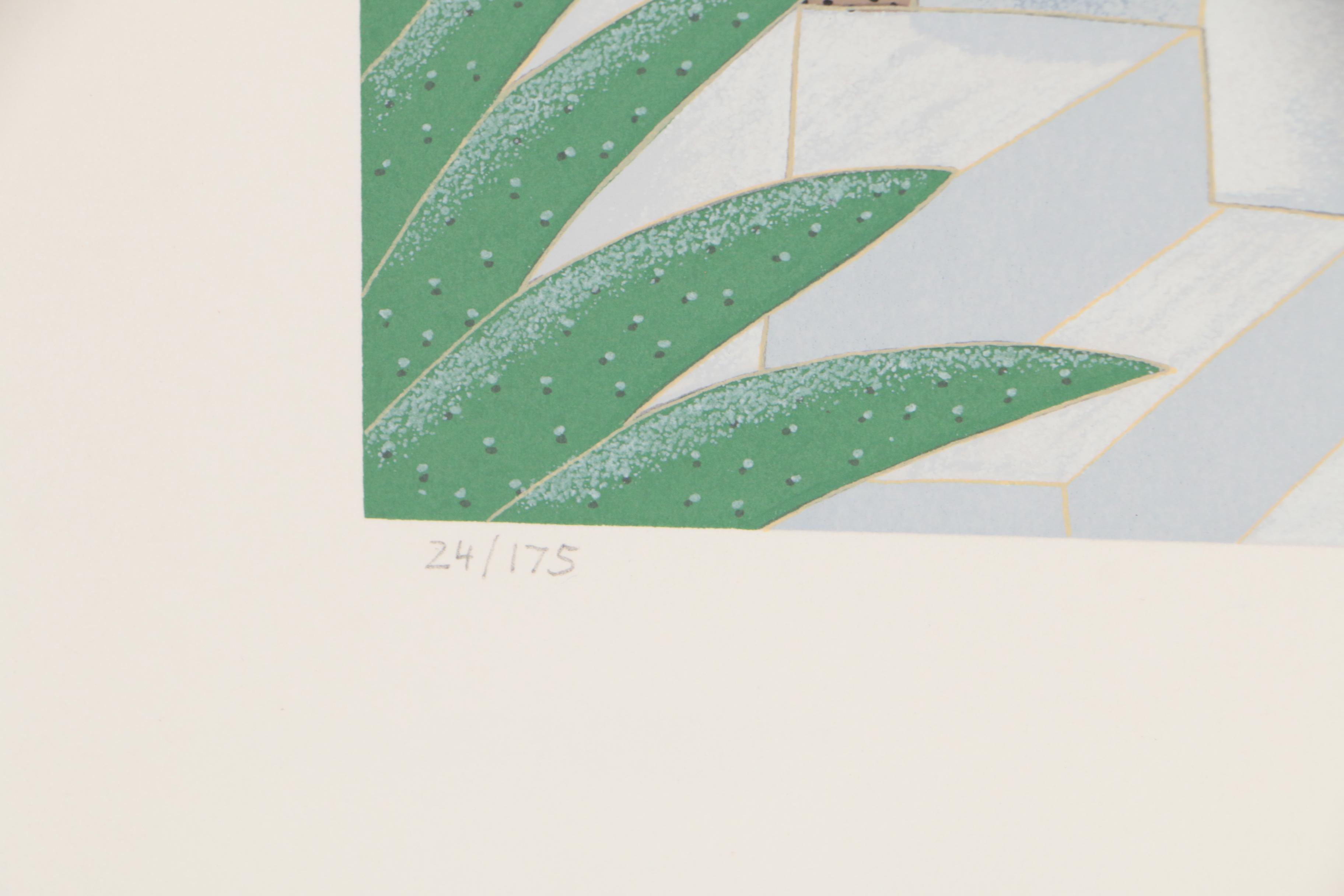 Thomas McKnight Serigraph Portfolio "Mykonos"