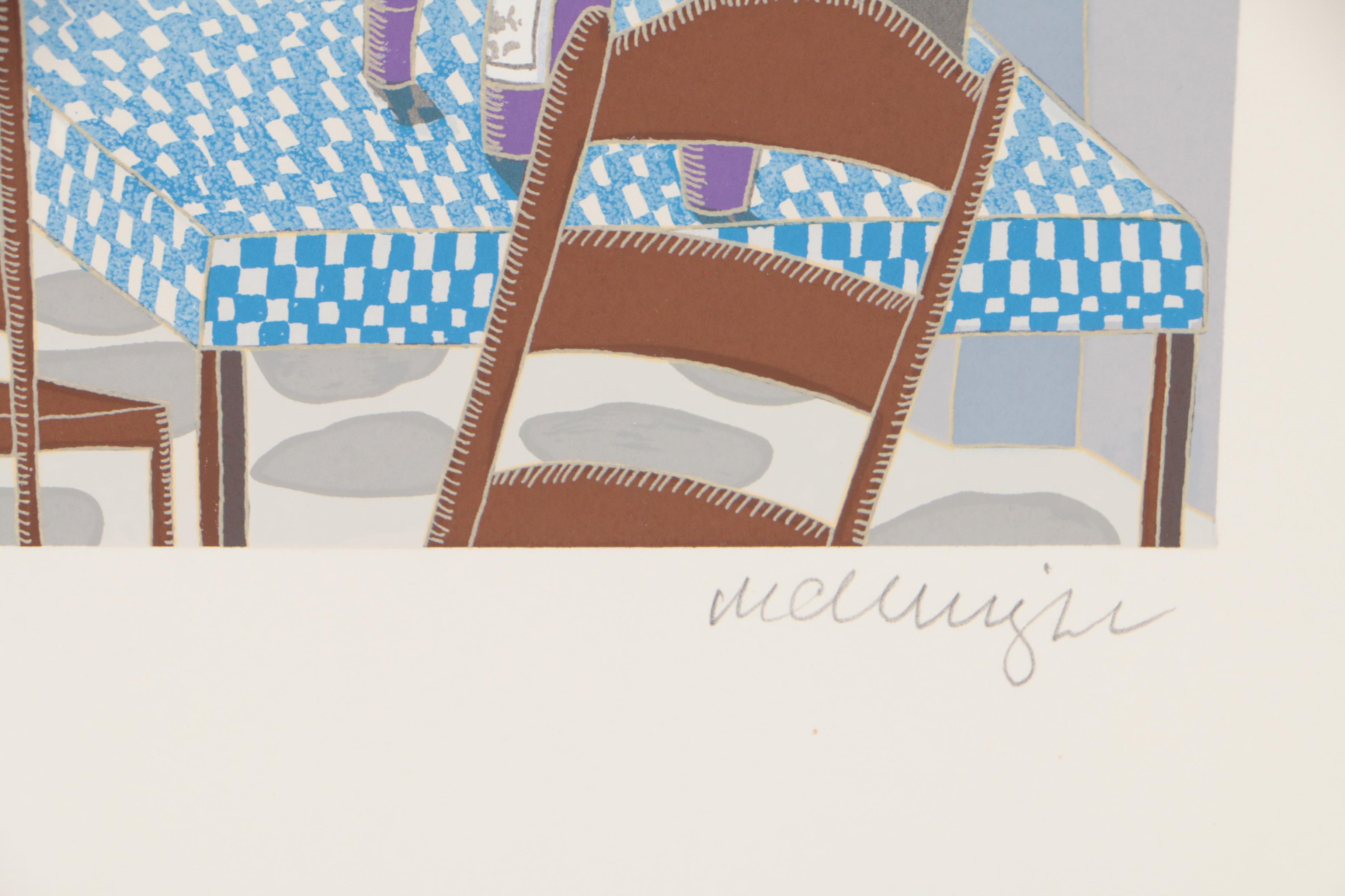 Thomas McKnight Serigraph Portfolio "Mykonos"