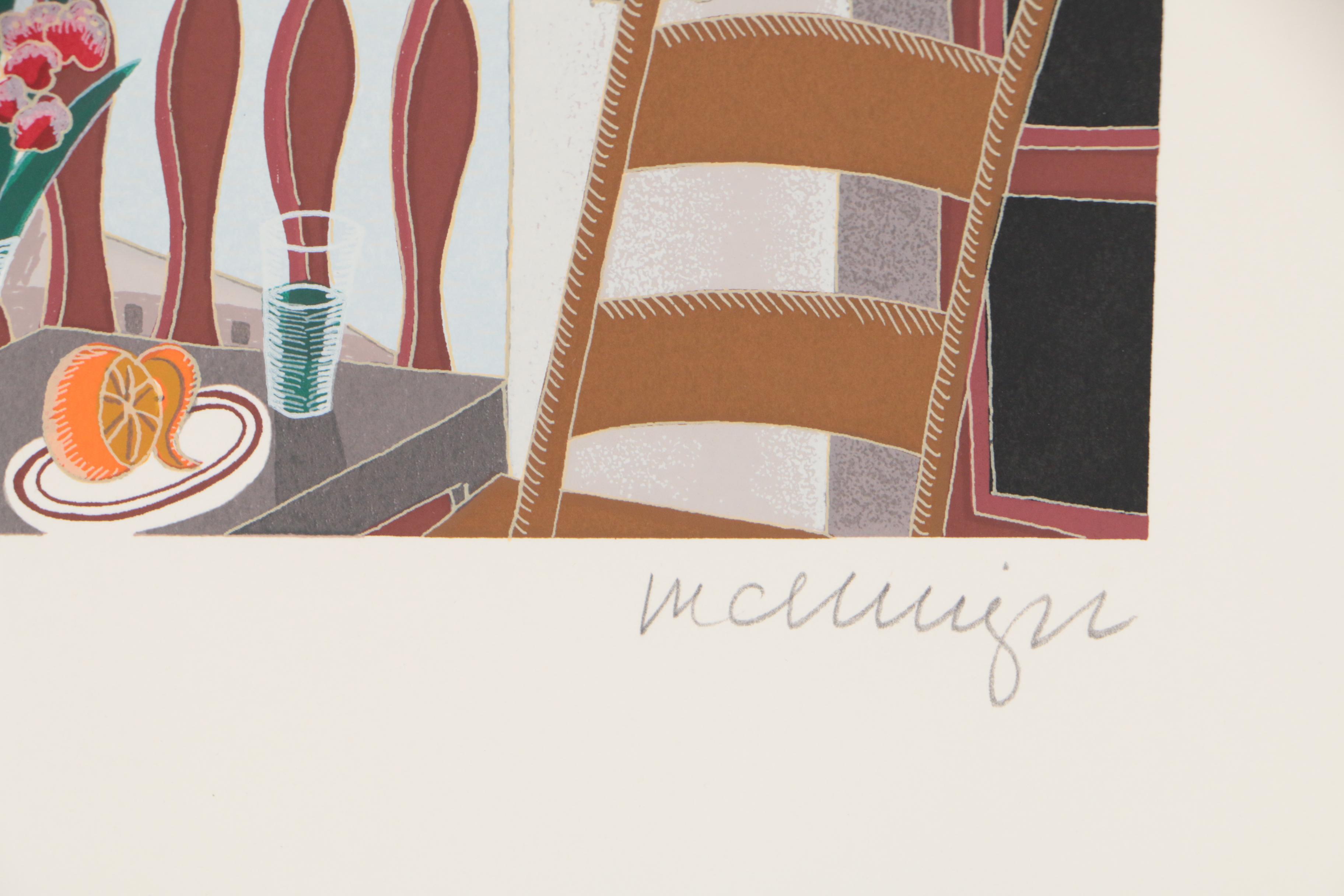 Thomas McKnight Serigraph Portfolio "Mykonos"