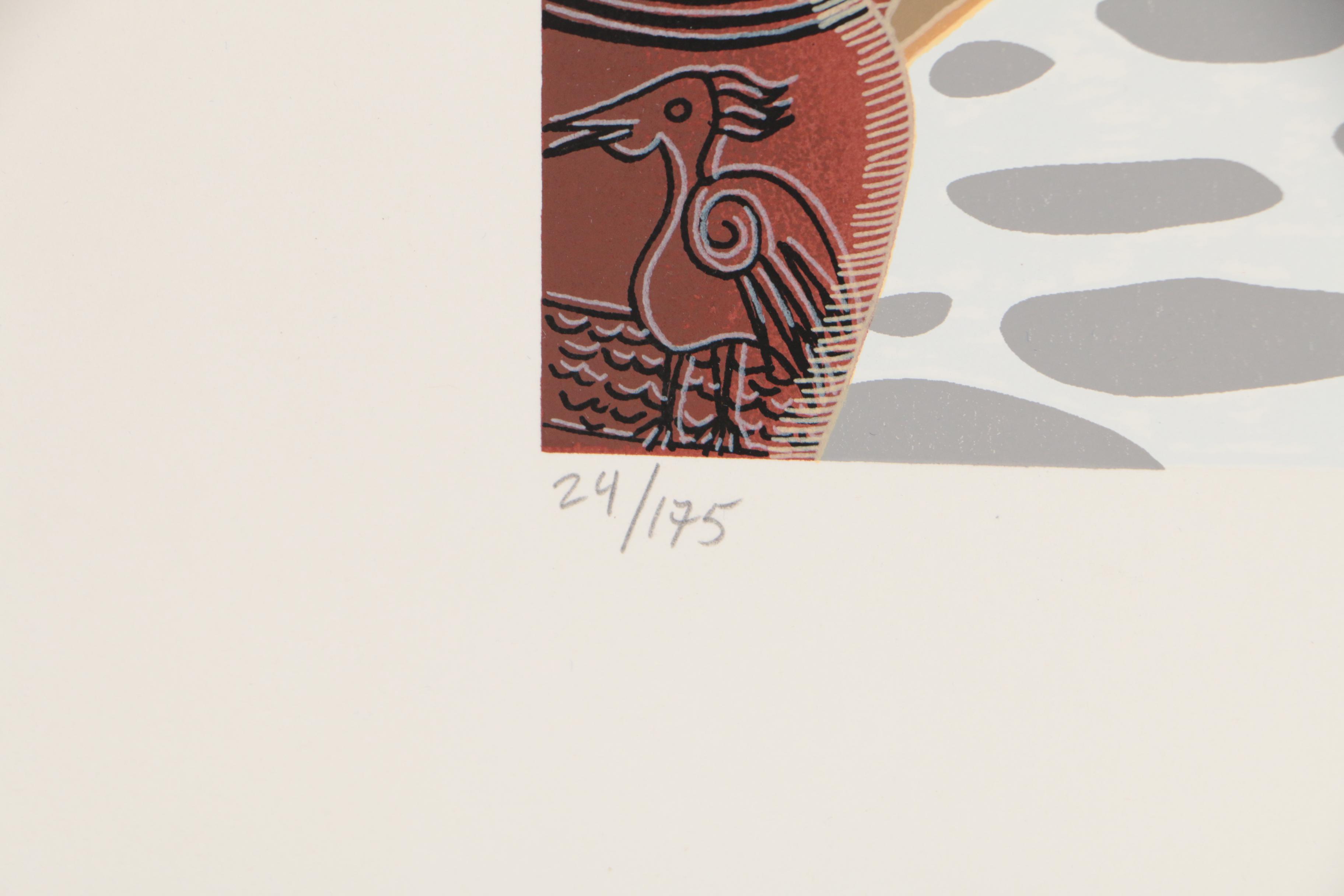 Thomas McKnight Serigraph Portfolio "Mykonos"