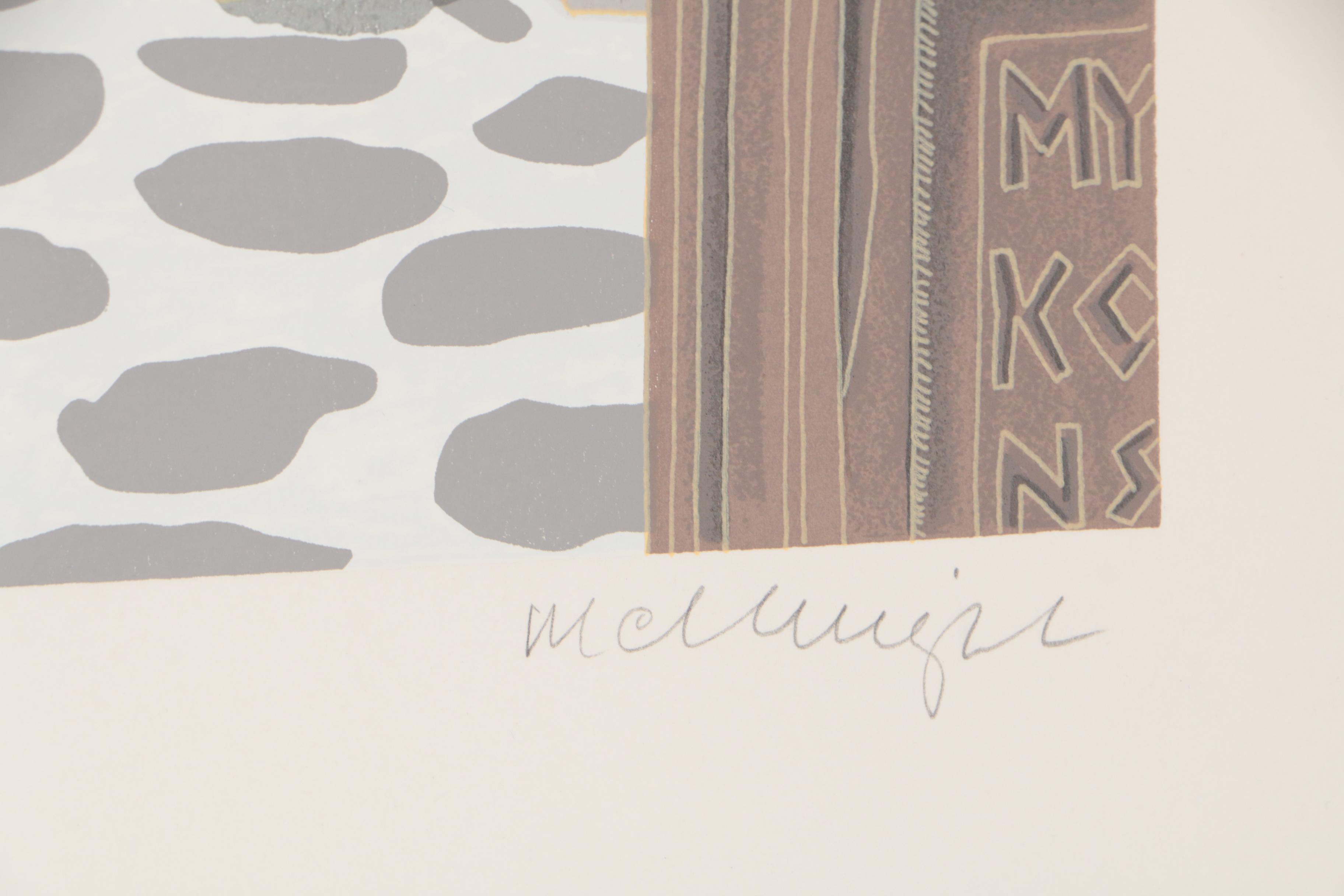 Thomas McKnight Serigraph Portfolio "Mykonos"