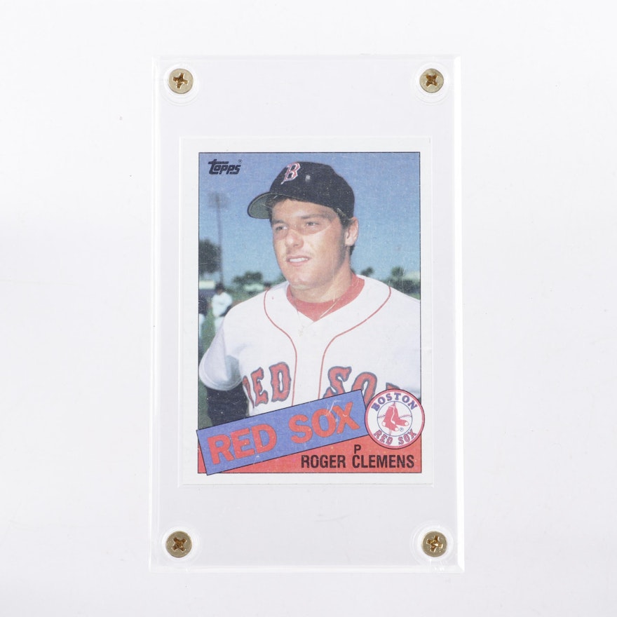 1985 Topps #181 Roger Clemens Boston Red Sox Rookie Card