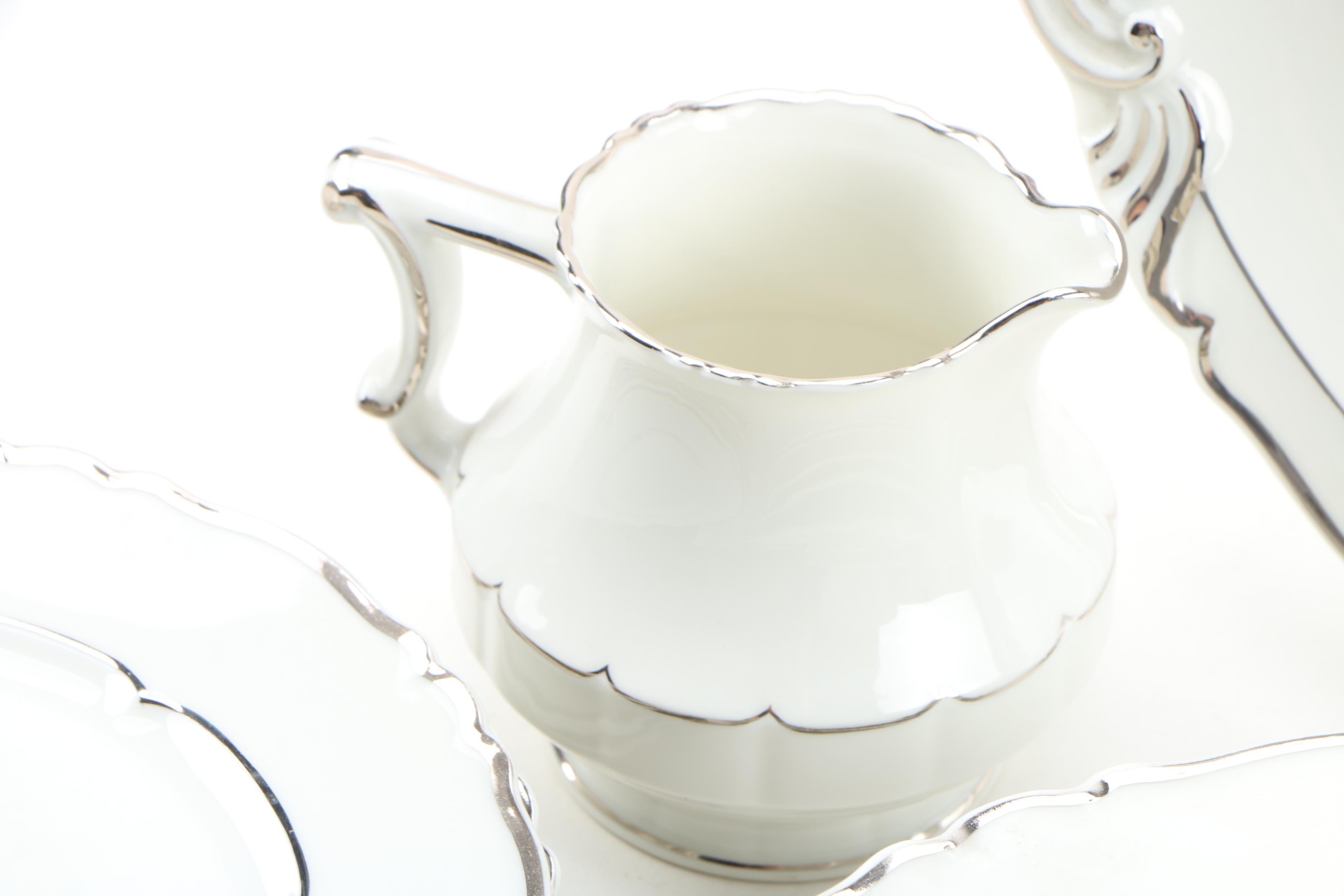 Haviland "Versailles Platinum Trim" China Dinnerware