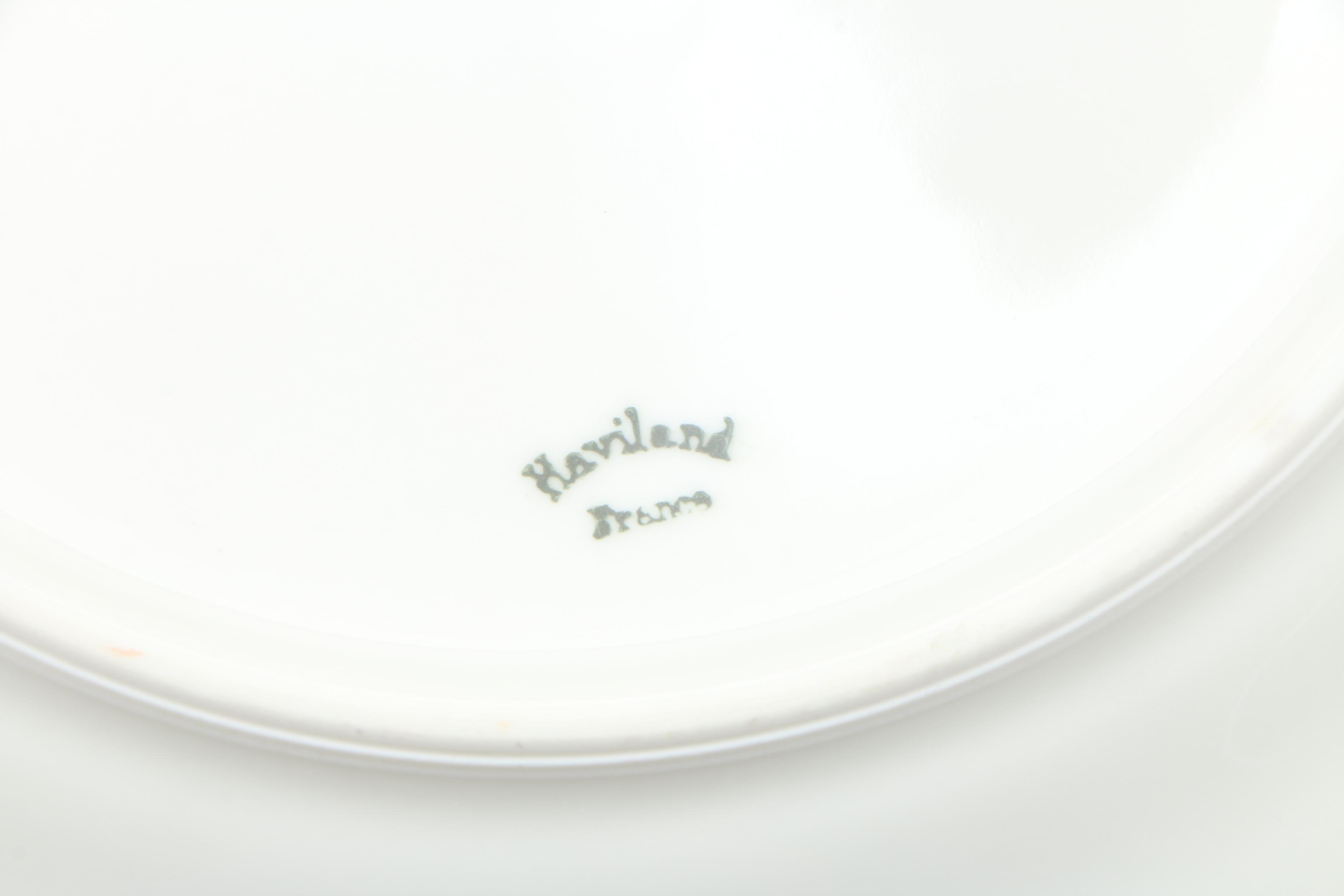 Haviland "Versailles Platinum Trim" China Dinnerware