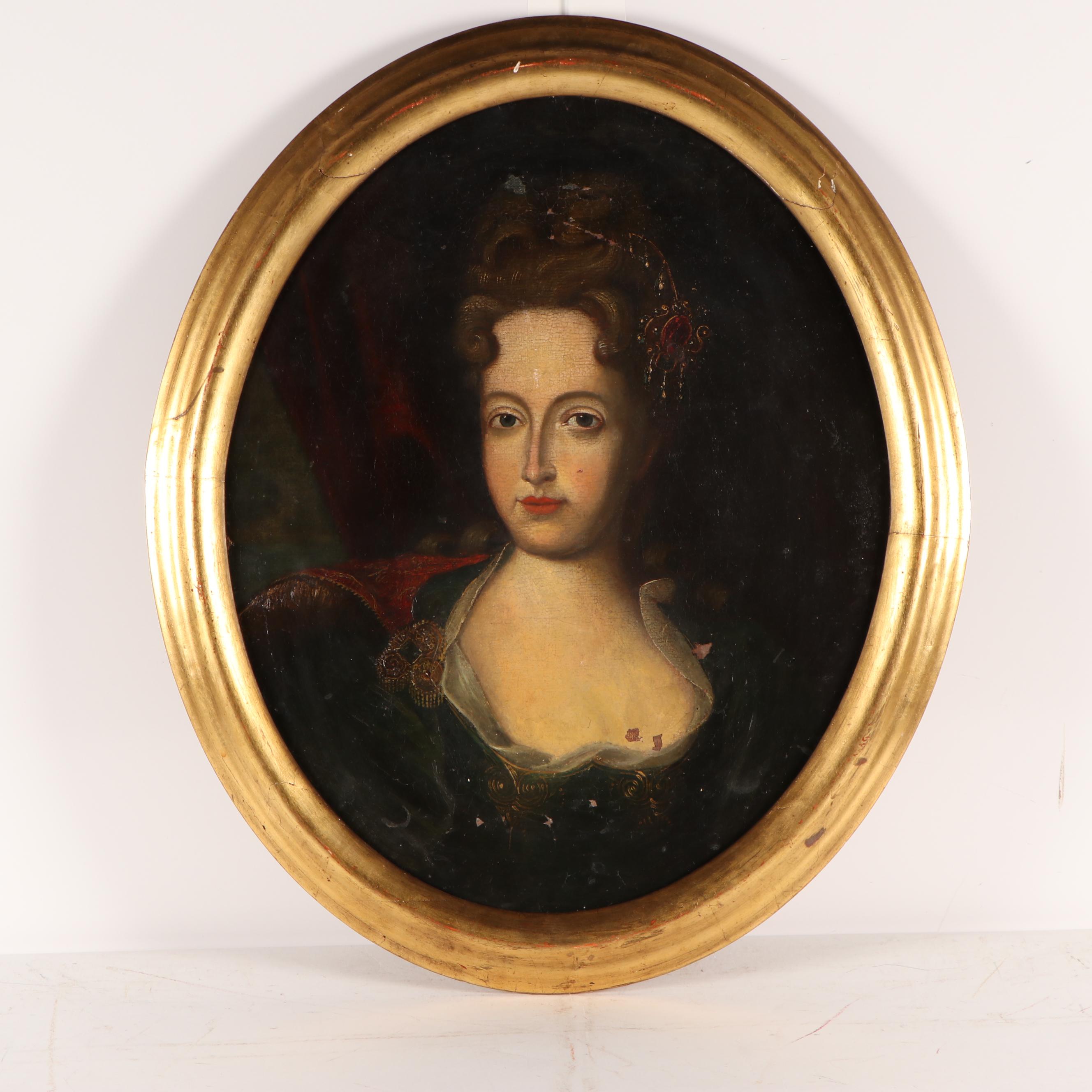 19th Century Portrait Oil Painting
