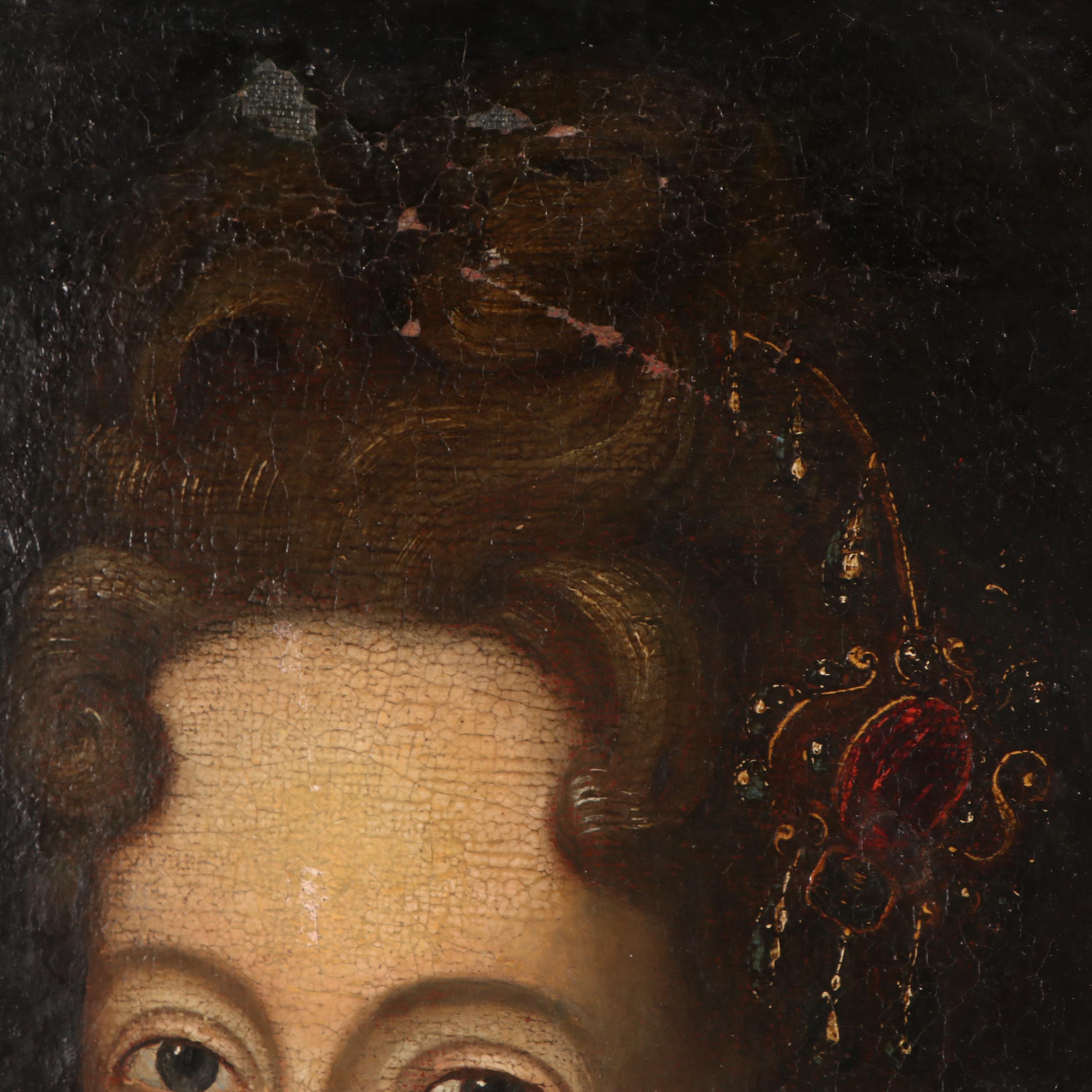 19th Century Portrait Oil Painting