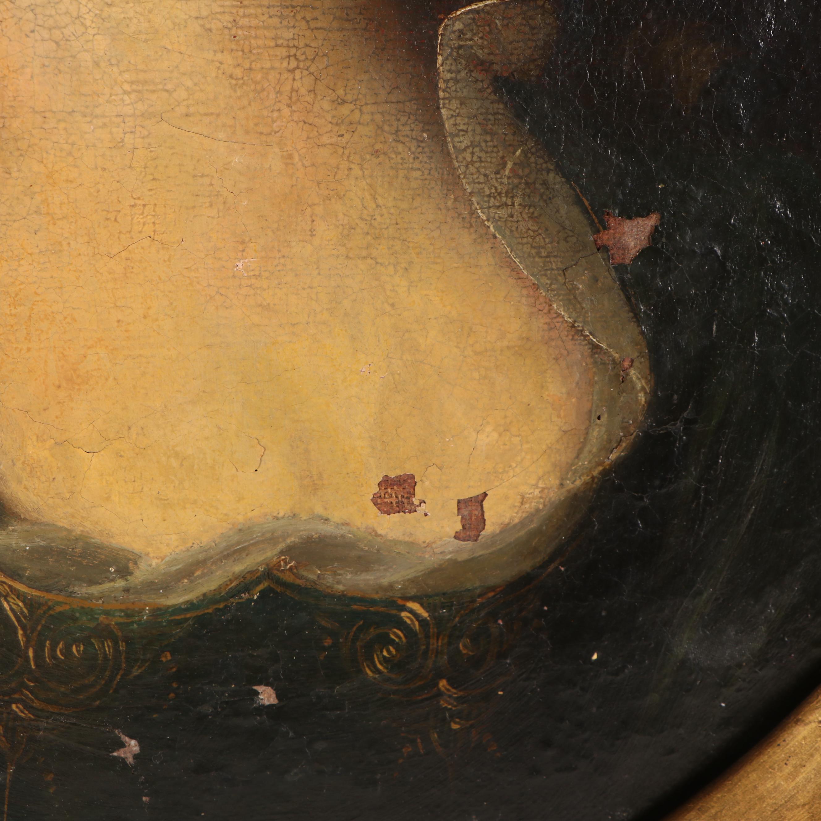 19th Century Portrait Oil Painting