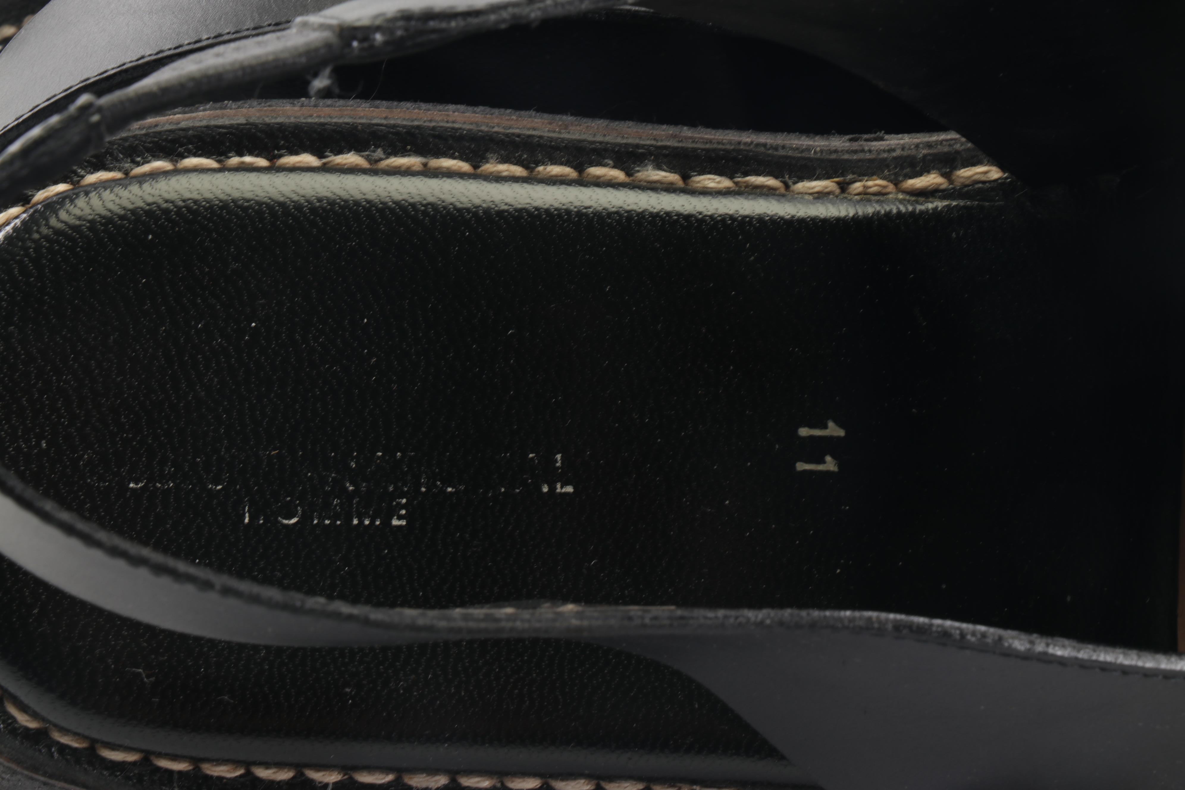 Men's Gallus First Class and Costume National Black Leather Shoes