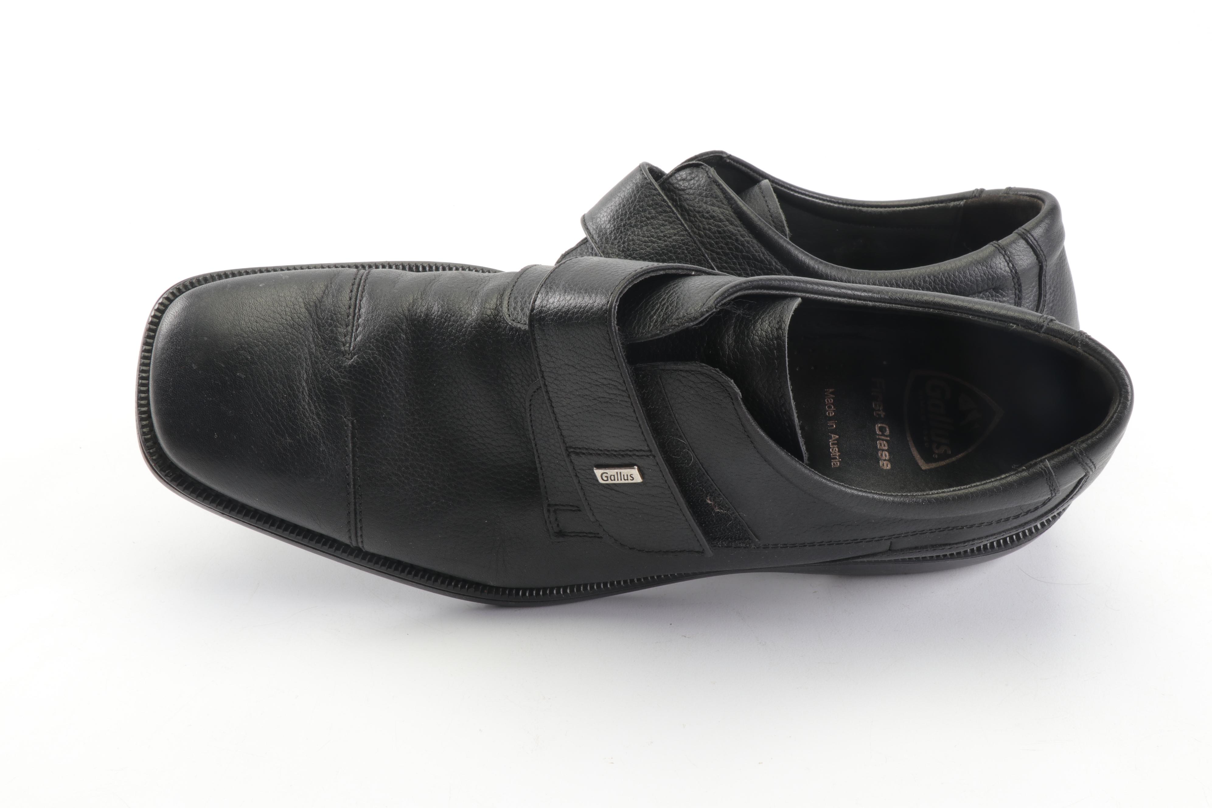 Men's Gallus First Class and Costume National Black Leather Shoes