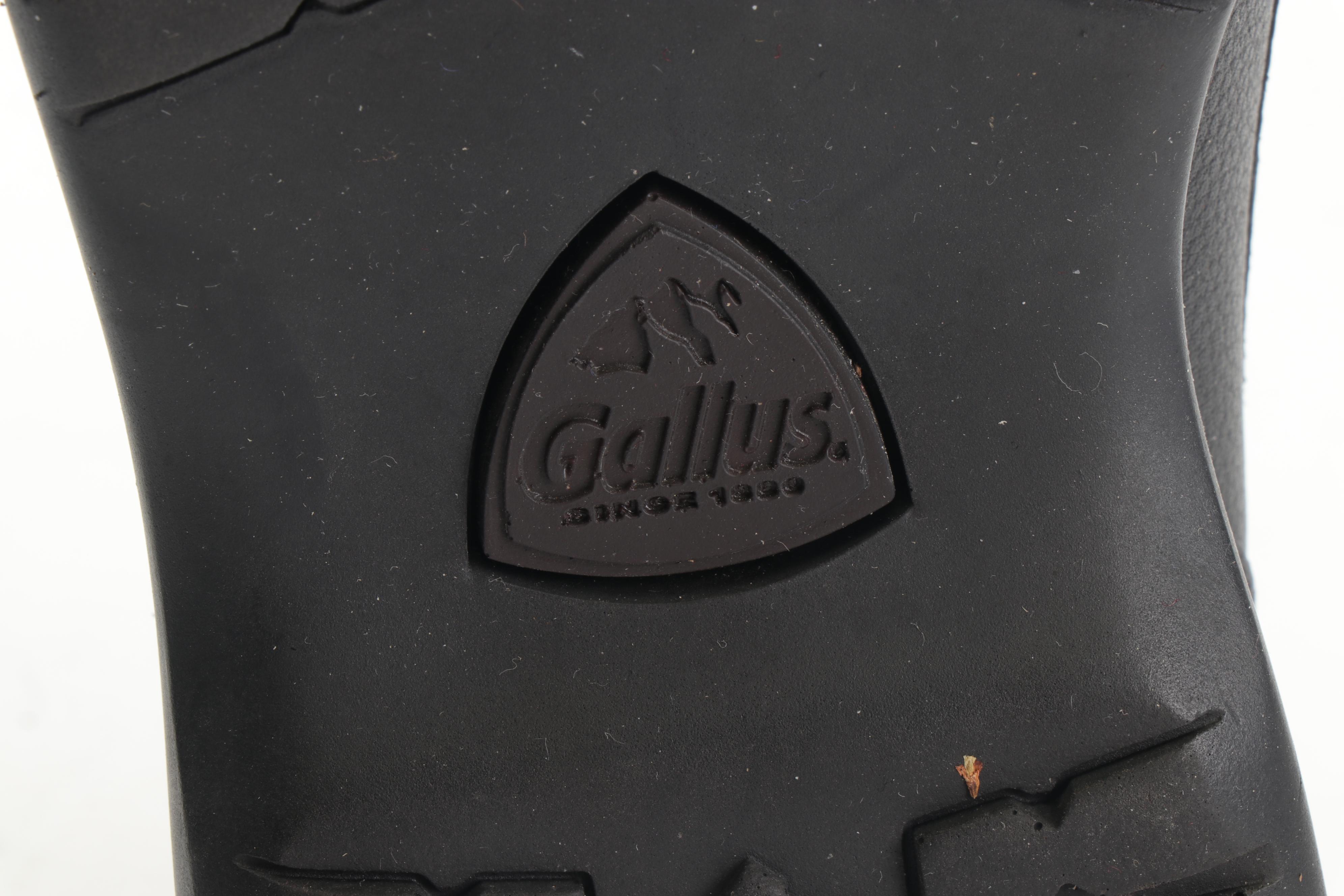 Men's Gallus First Class and Costume National Black Leather Shoes