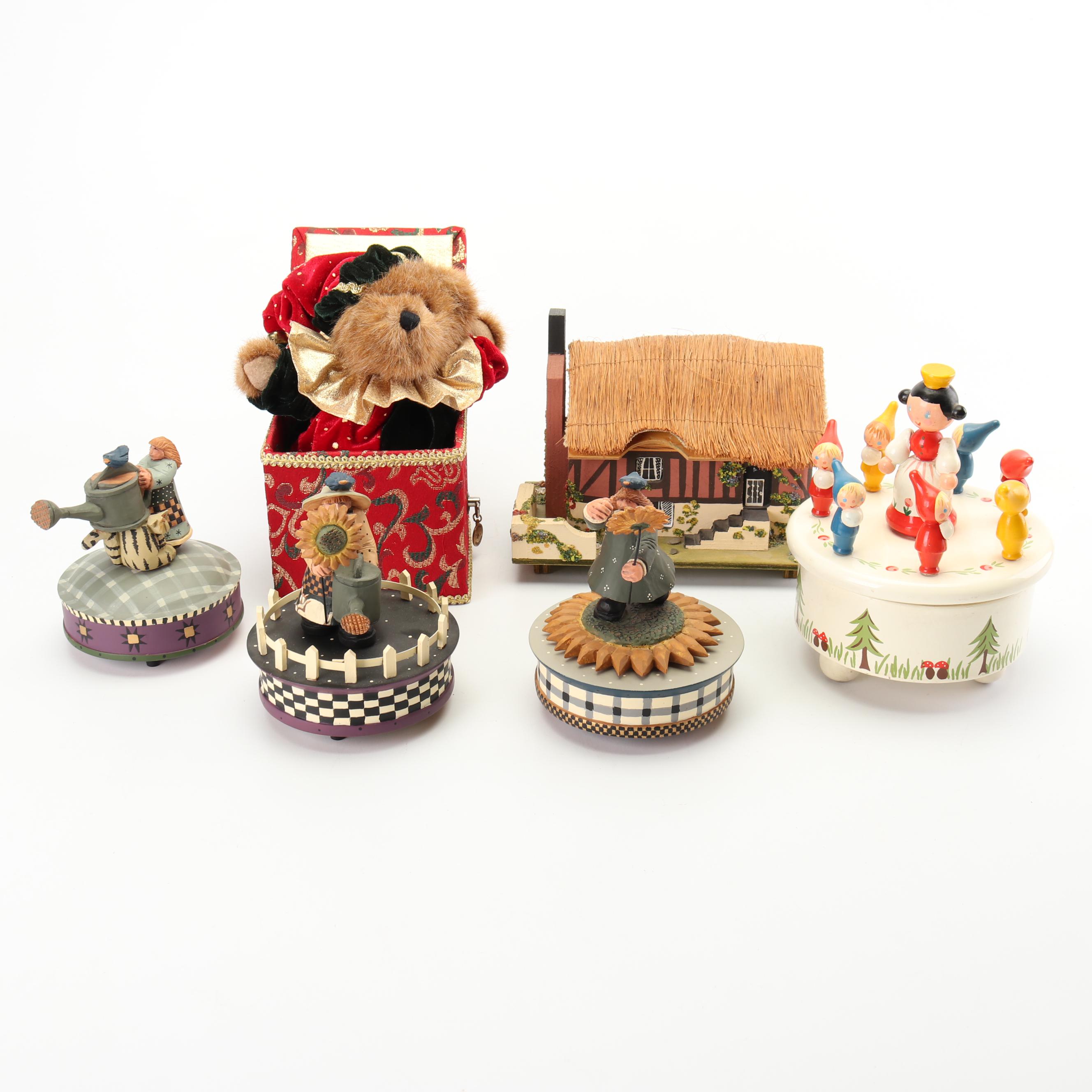 Music Box Assortment Featuring Boyd's and Williraye Studios