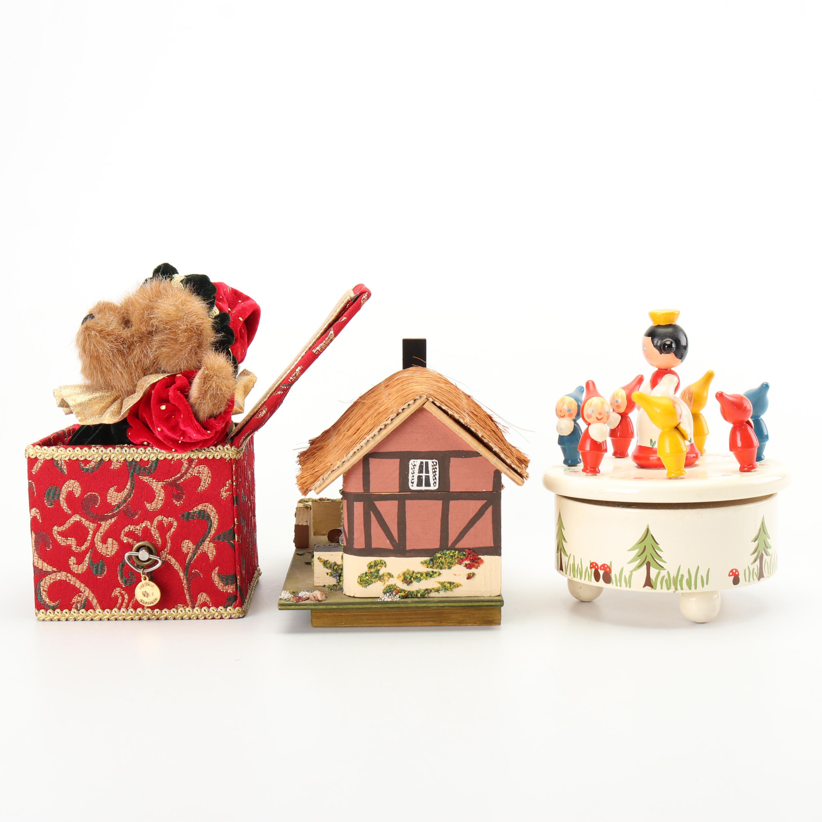 Music Box Assortment Featuring Boyd's and Williraye Studios