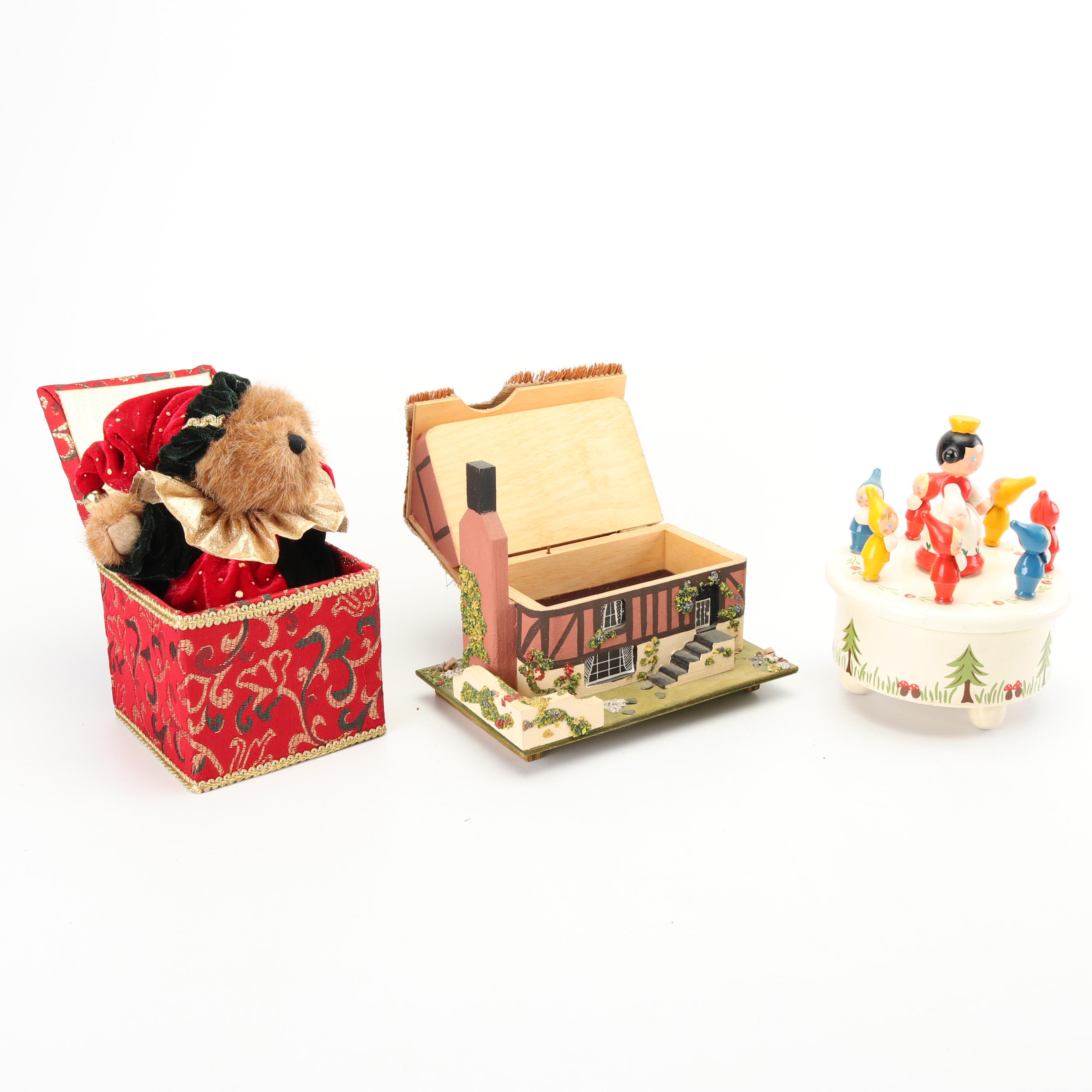 Music Box Assortment Featuring Boyd's and Williraye Studios