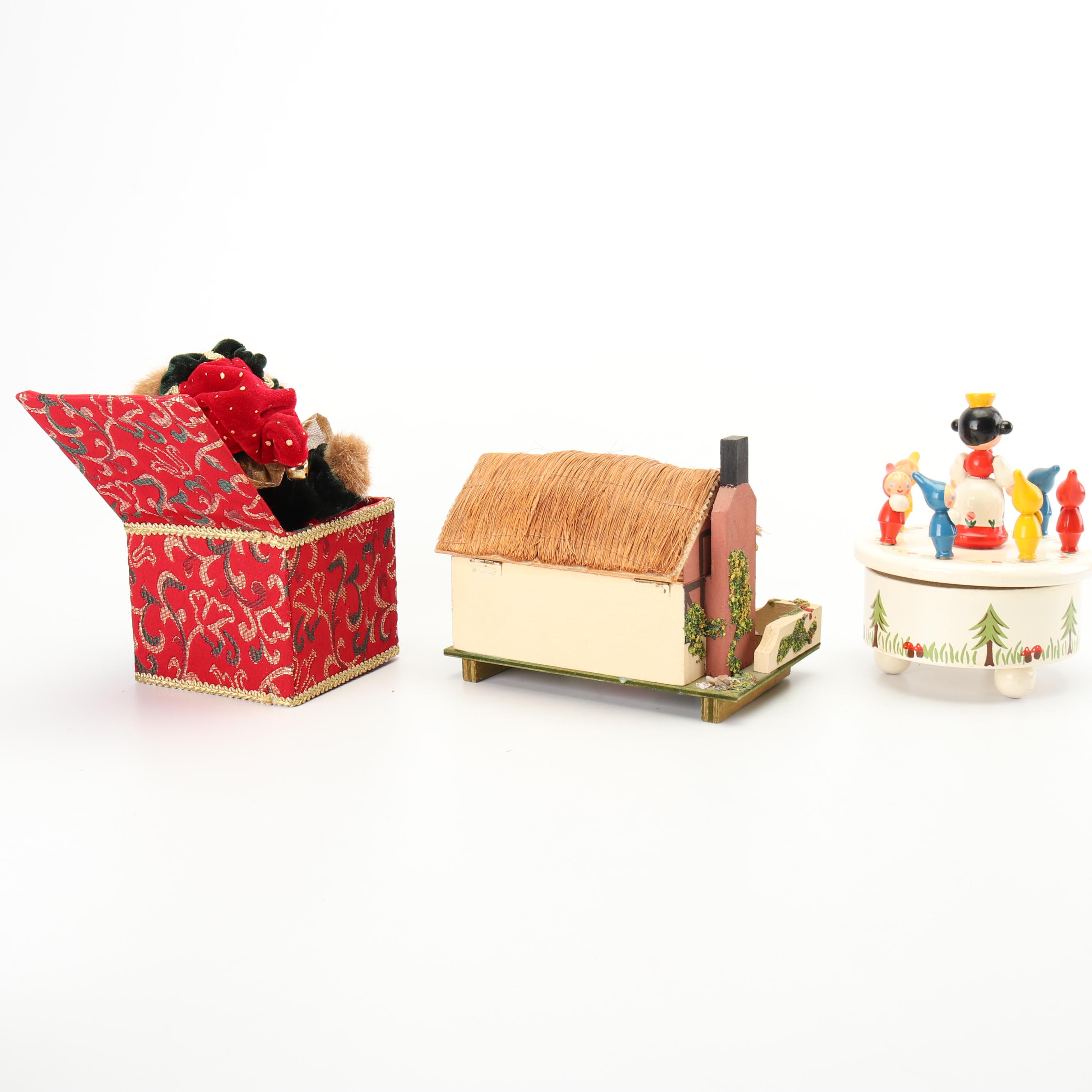 Music Box Assortment Featuring Boyd's and Williraye Studios