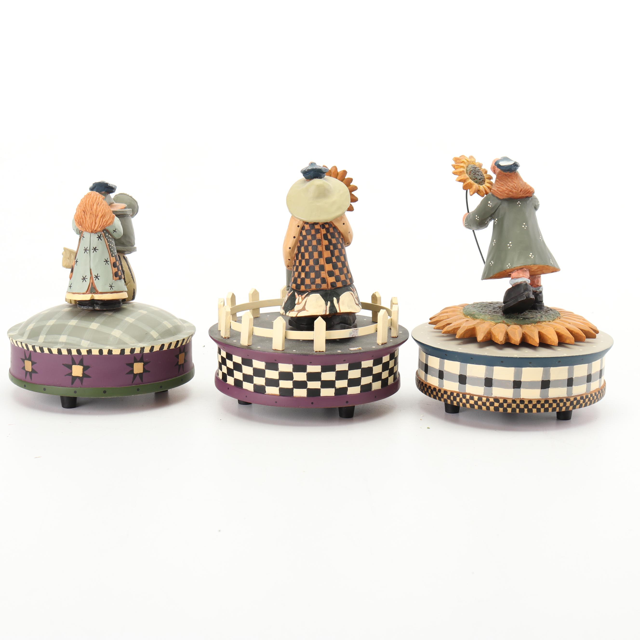 Music Box Assortment Featuring Boyd's and Williraye Studios