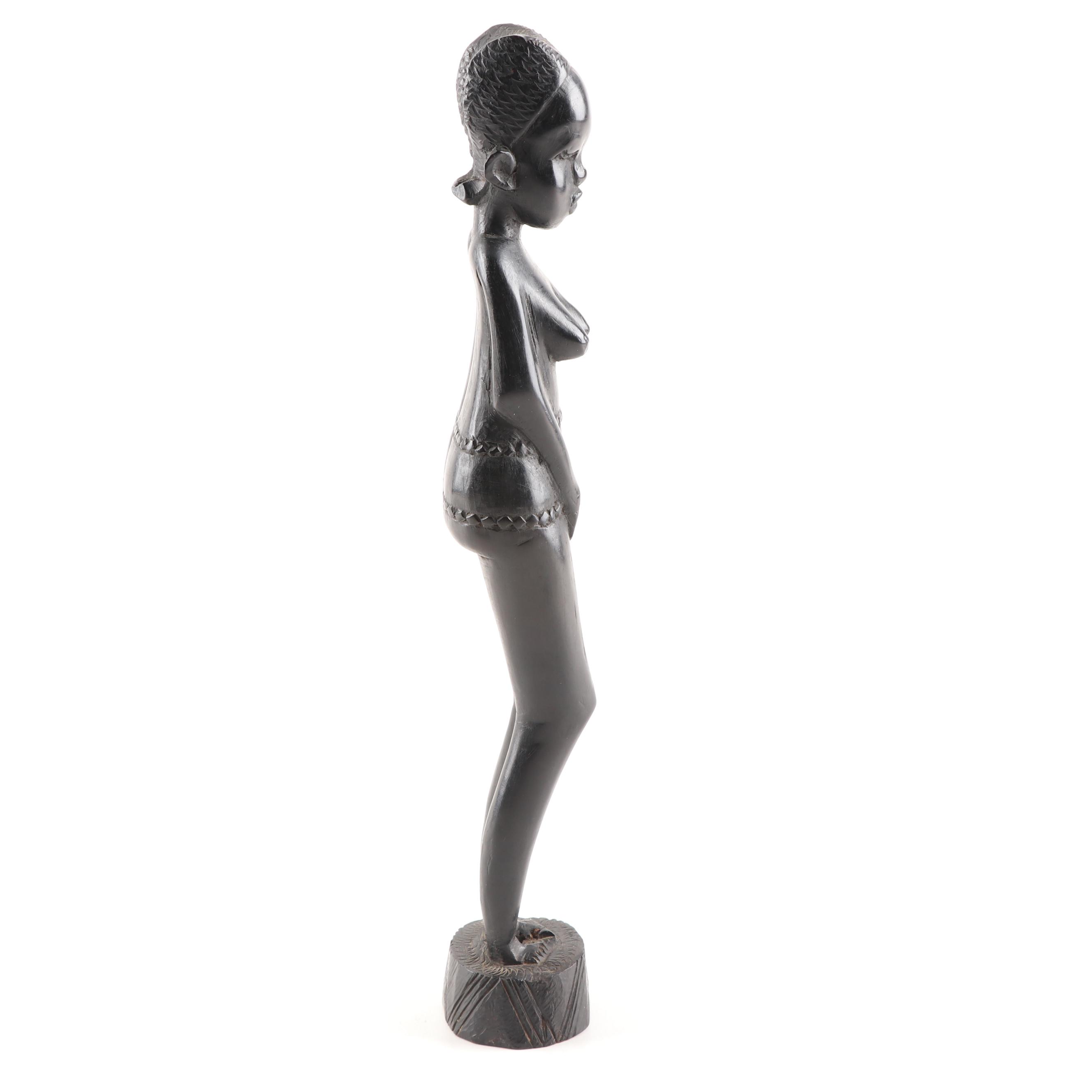 Kenyan Carving of a Woman