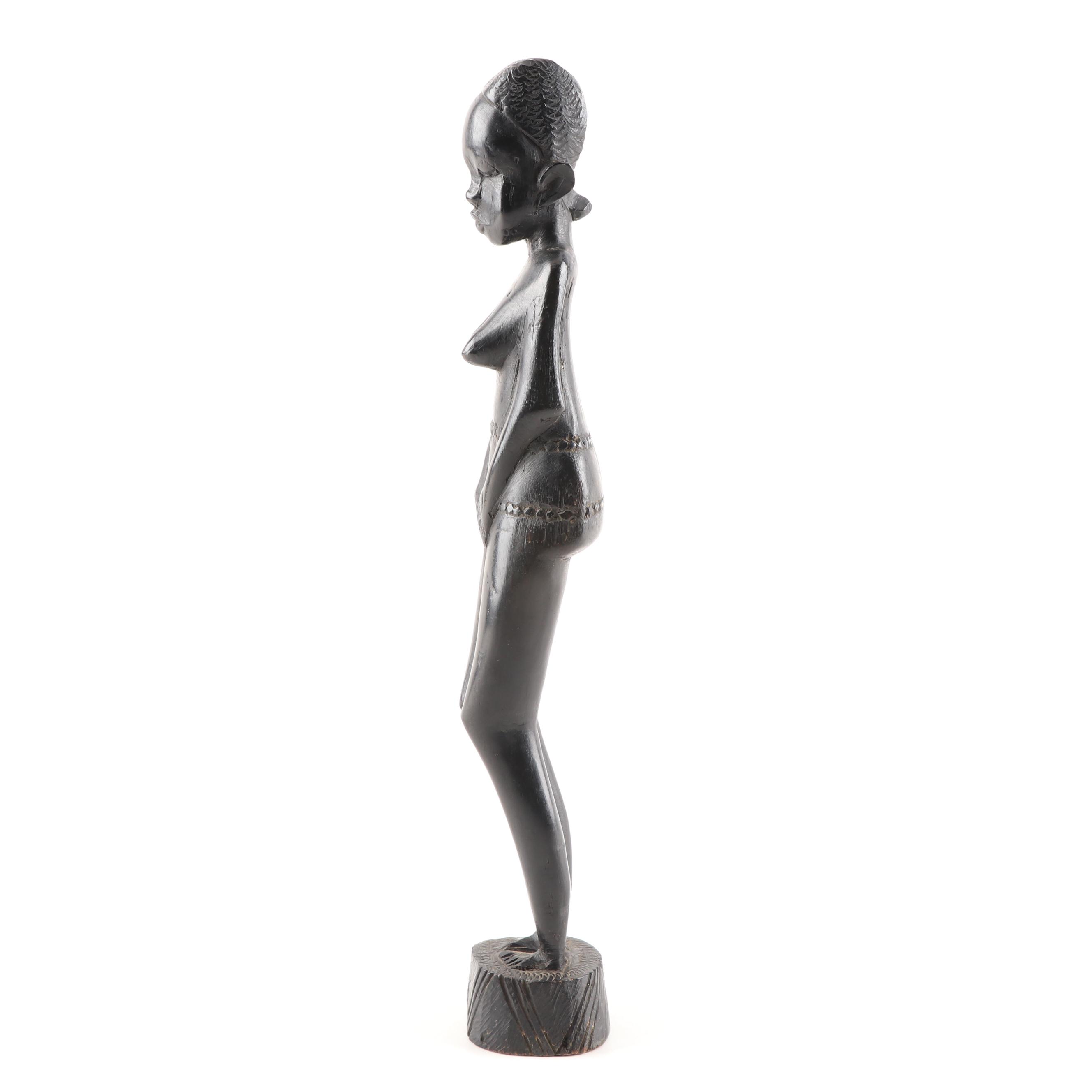 Kenyan Carving of a Woman