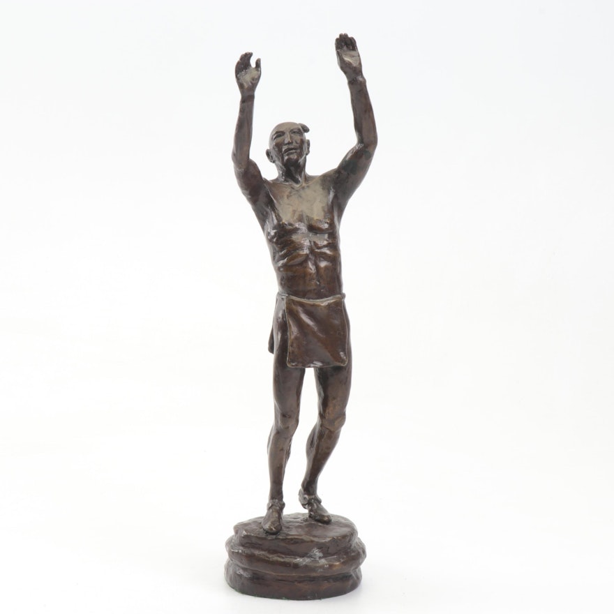 Jim Hamilton Bronze Sculpture "Morning Prayer"