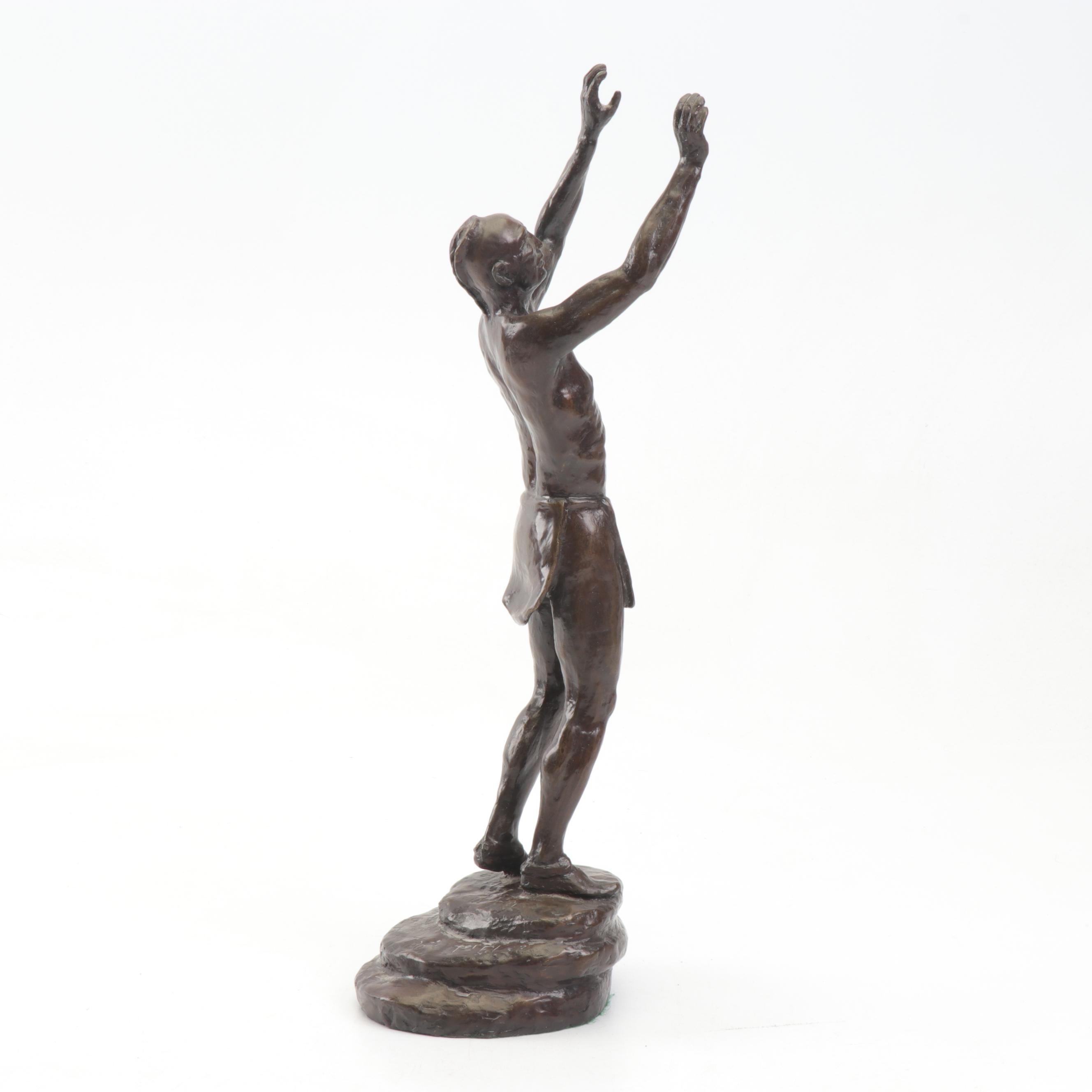 Jim Hamilton Bronze Sculpture "Morning Prayer"