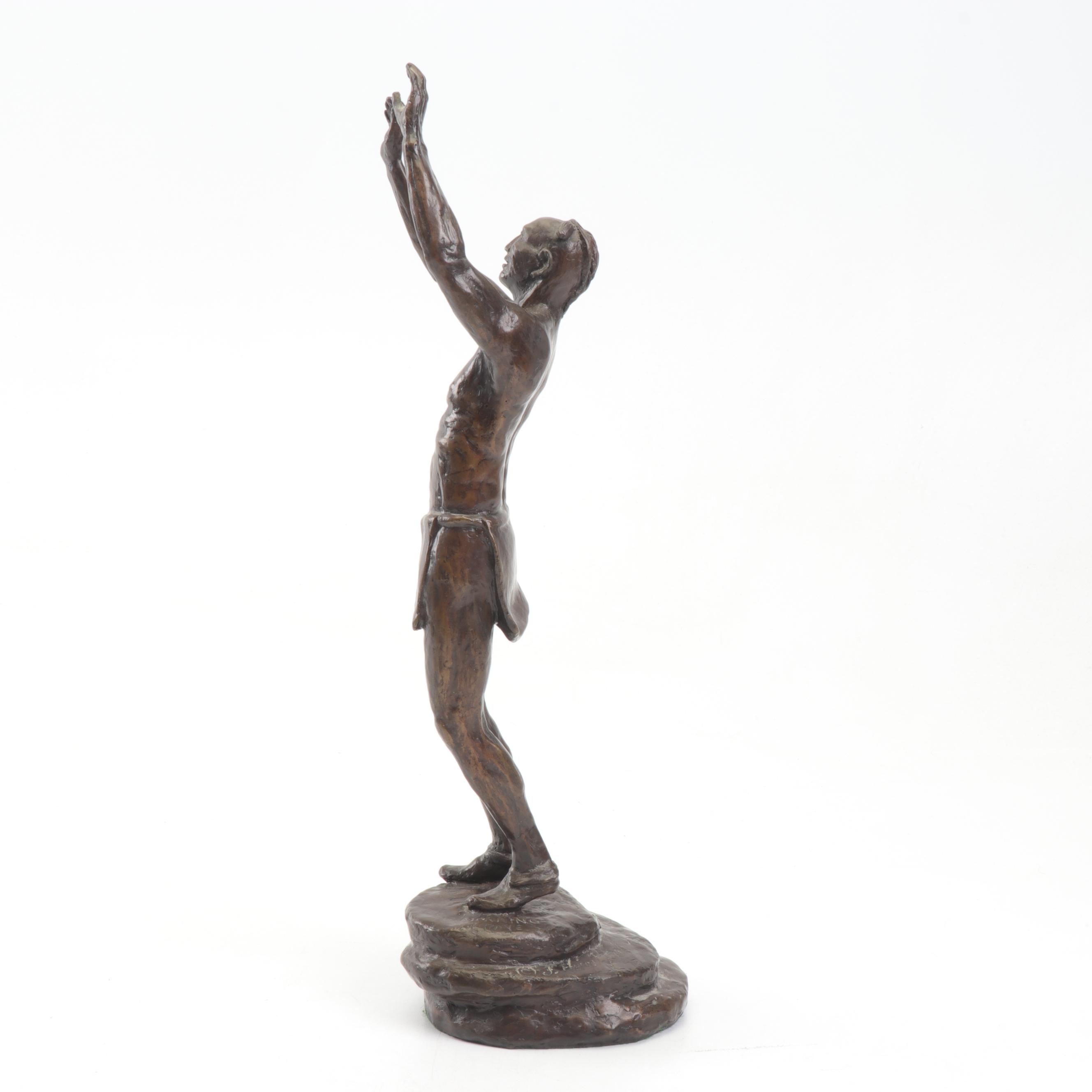 Jim Hamilton Bronze Sculpture "Morning Prayer"