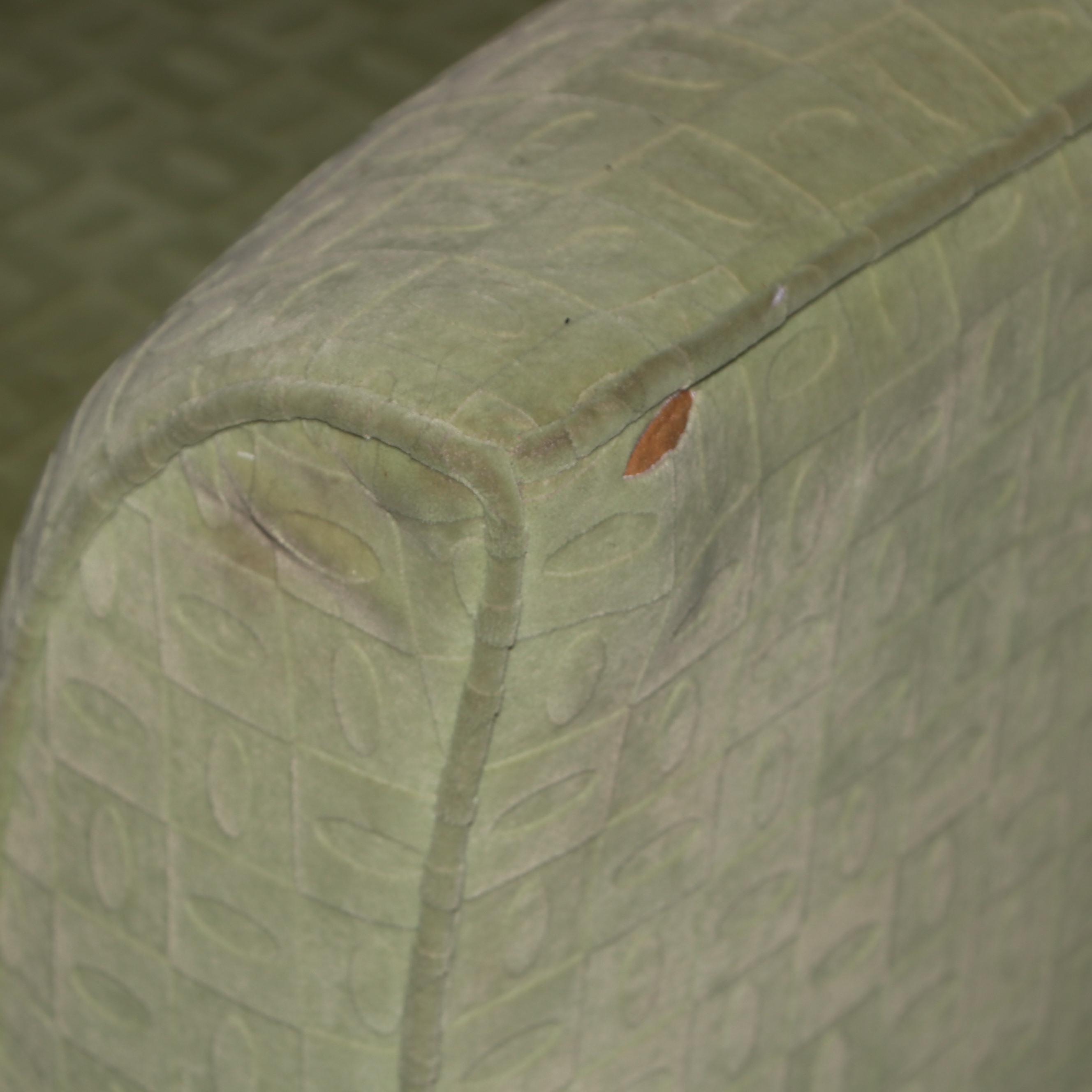 Leggett and Platt Swivel Rocker "Apple" Arm Chair with Gliding Ottoman