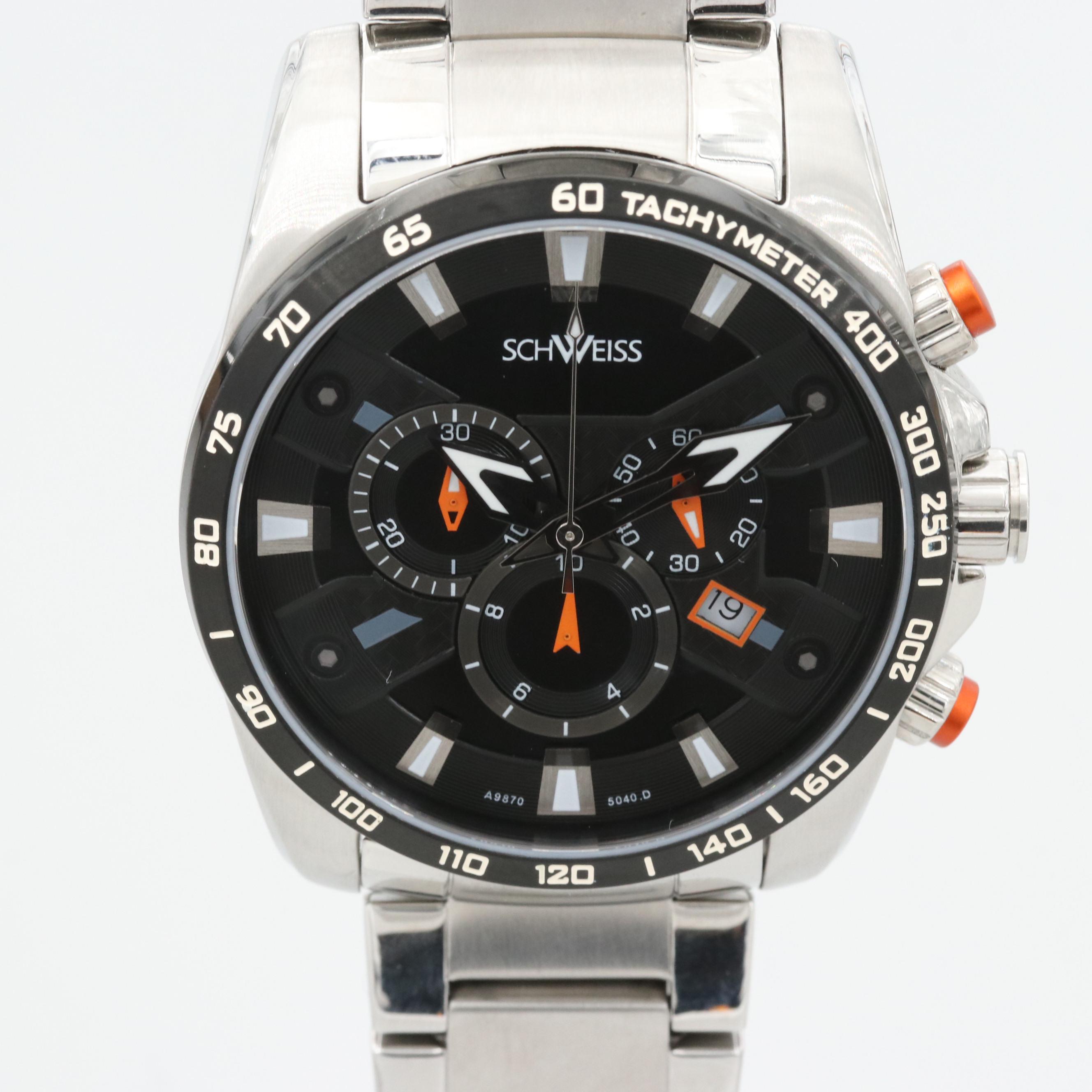 Schweiss Stainless Steel Quartz Chronograph Watch