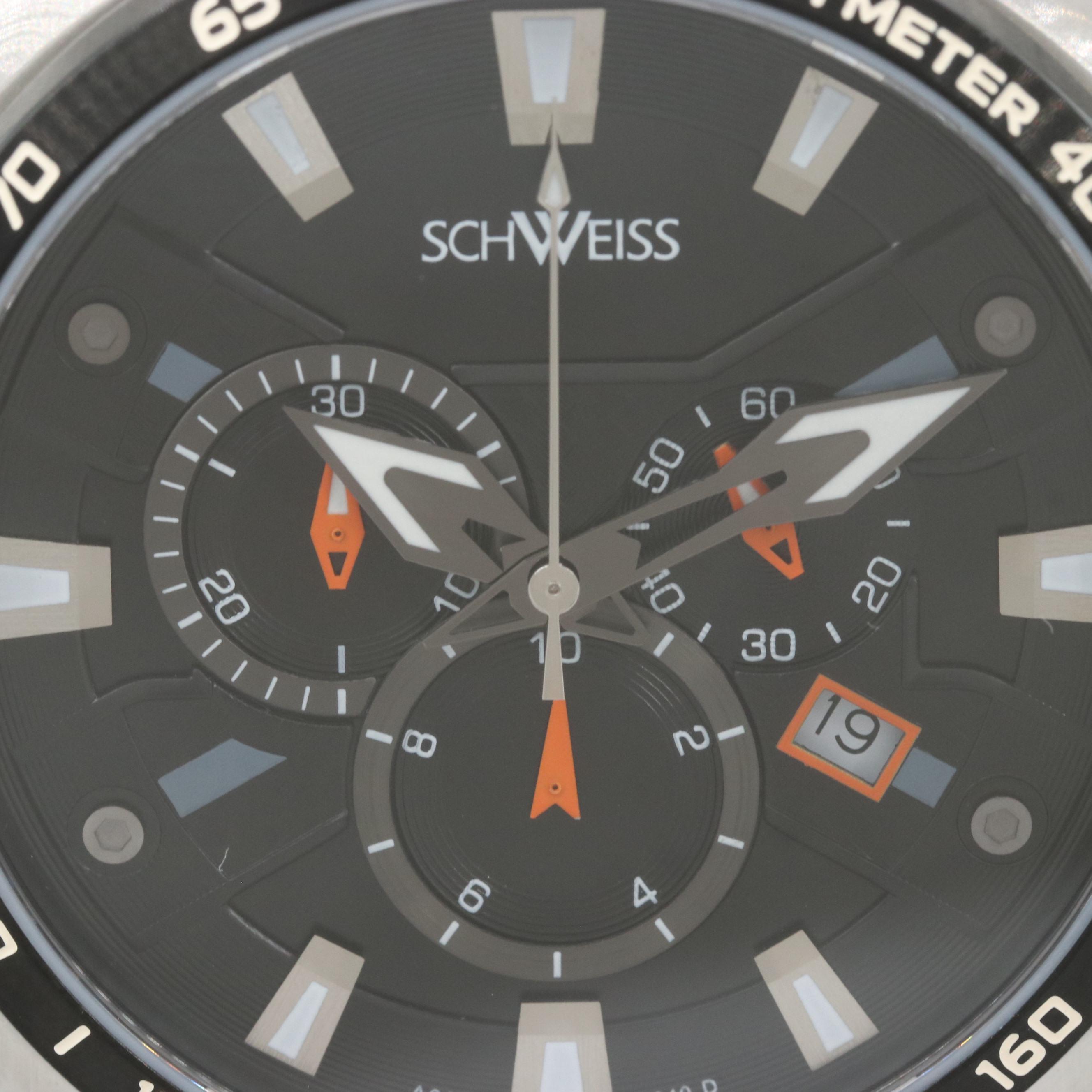 Schweiss Stainless Steel Quartz Chronograph Watch